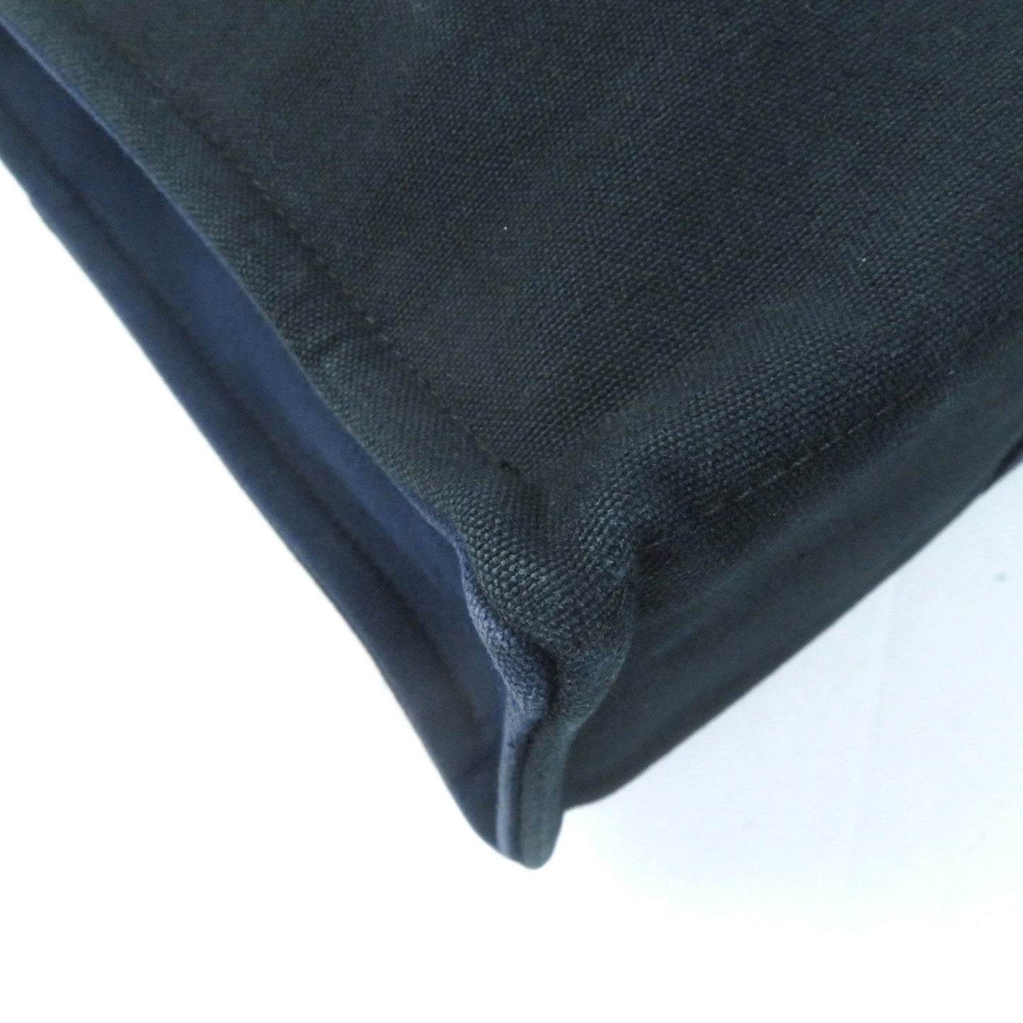 HERMES Tote Bag Main: Cotton Navy Fool Toe MM Women Used