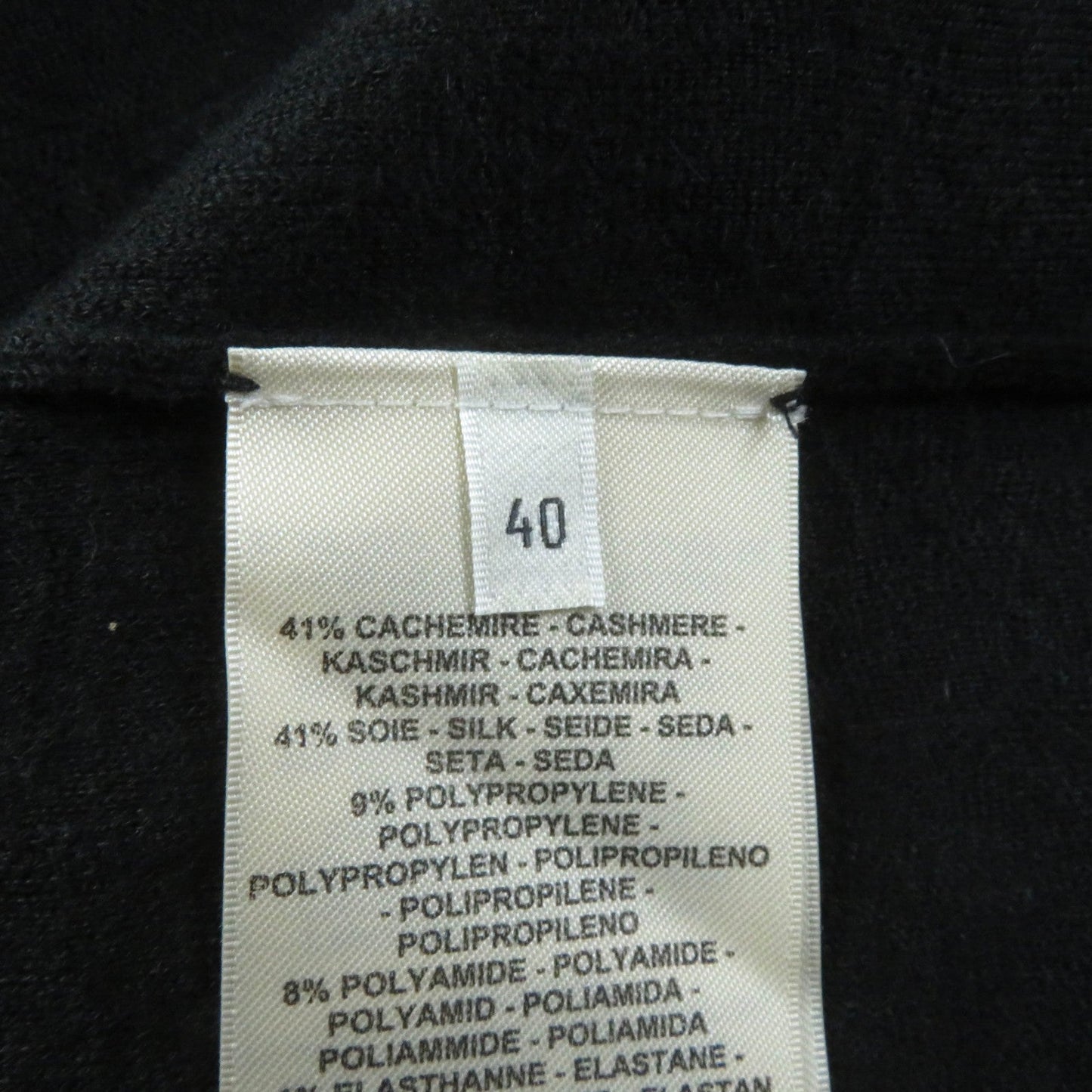HERMES one piece 3E2500DC cashmere black 40