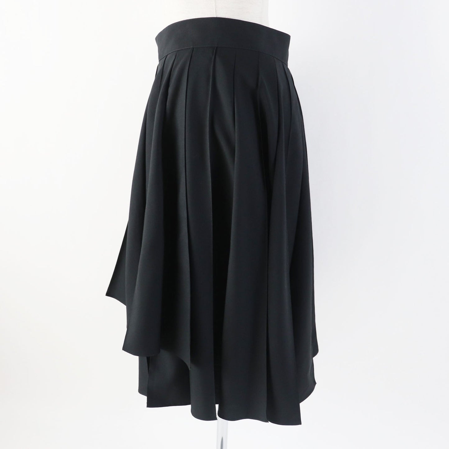 HERMES skirt wool black 40