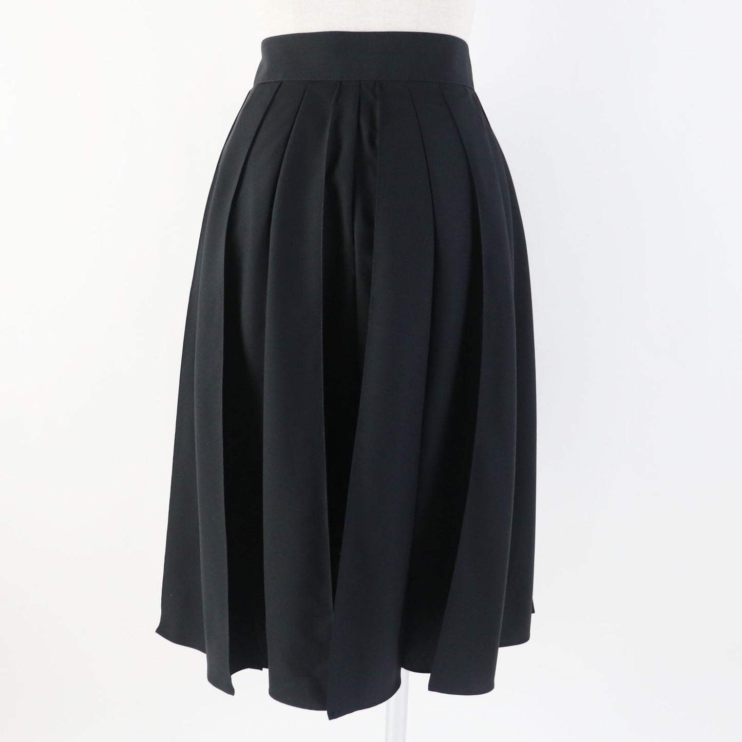 HERMES skirt wool black 40