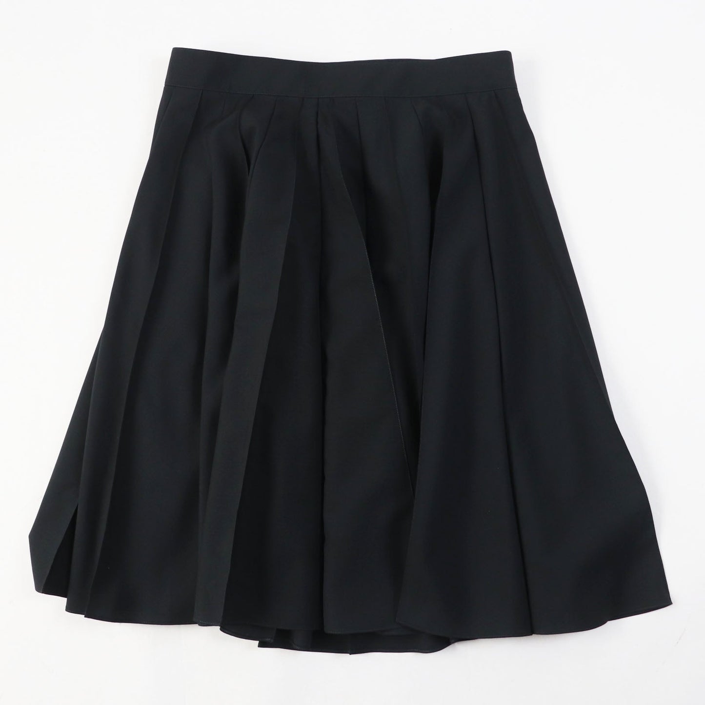 HERMES skirt wool black 40