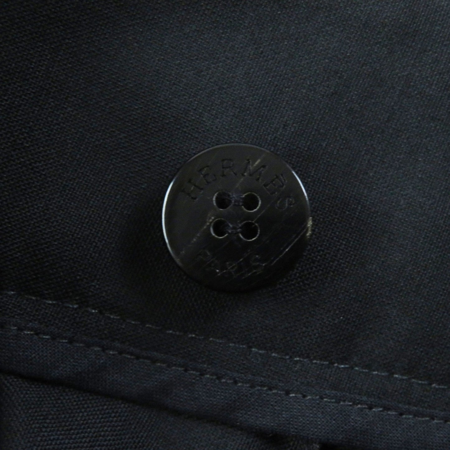 HERMES skirt wool black 40