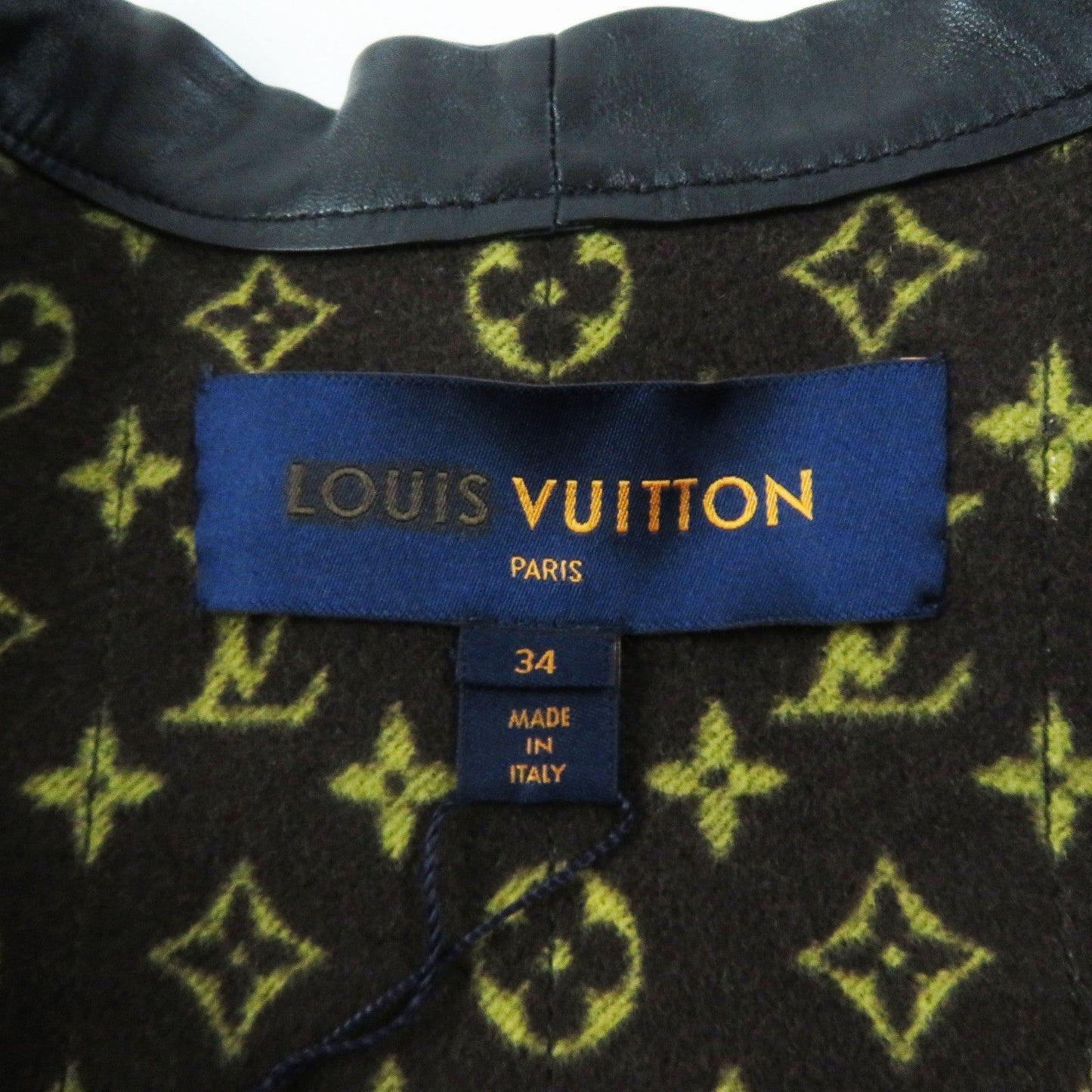LOUIS VUITTON Best wool Black brown 34