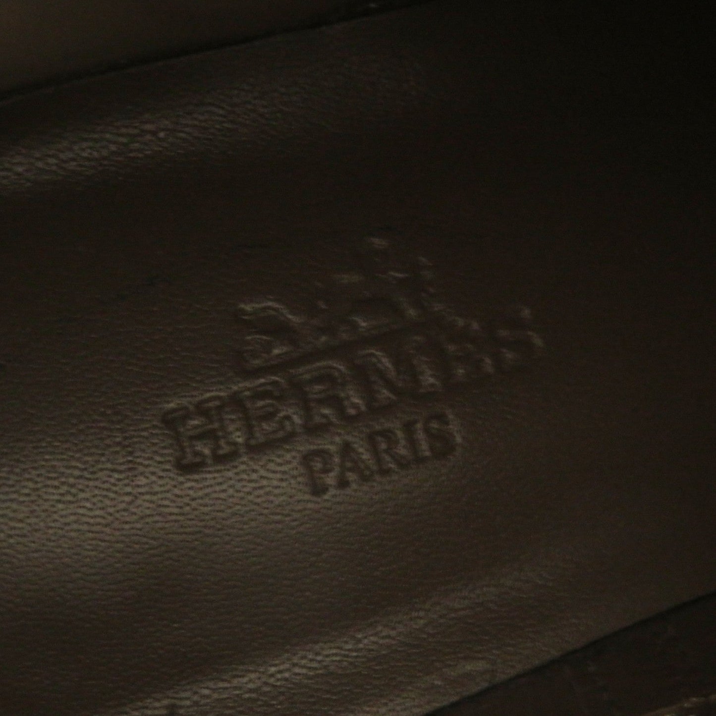 HERMES short boots leather black Neo 35