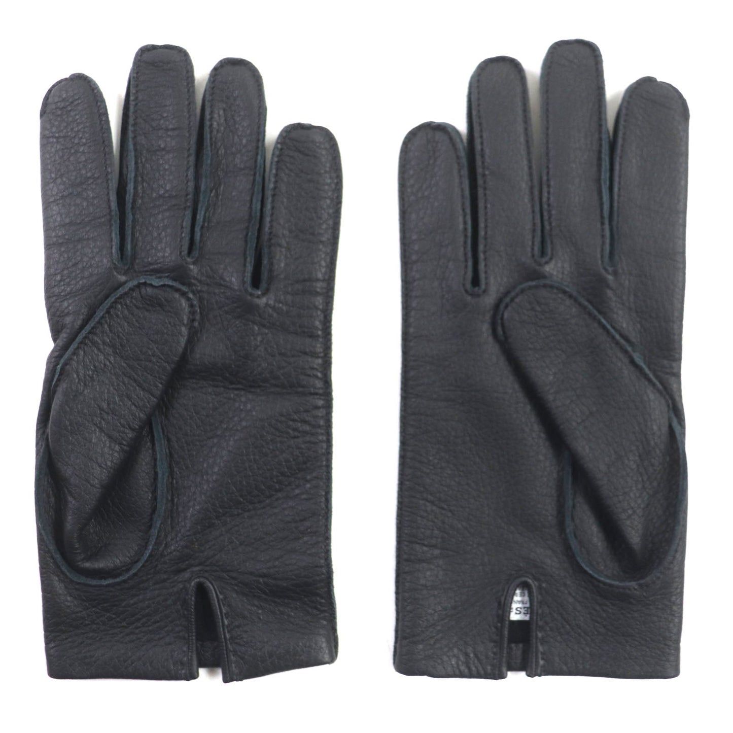 HERMES gloves Dearskin black 8.5