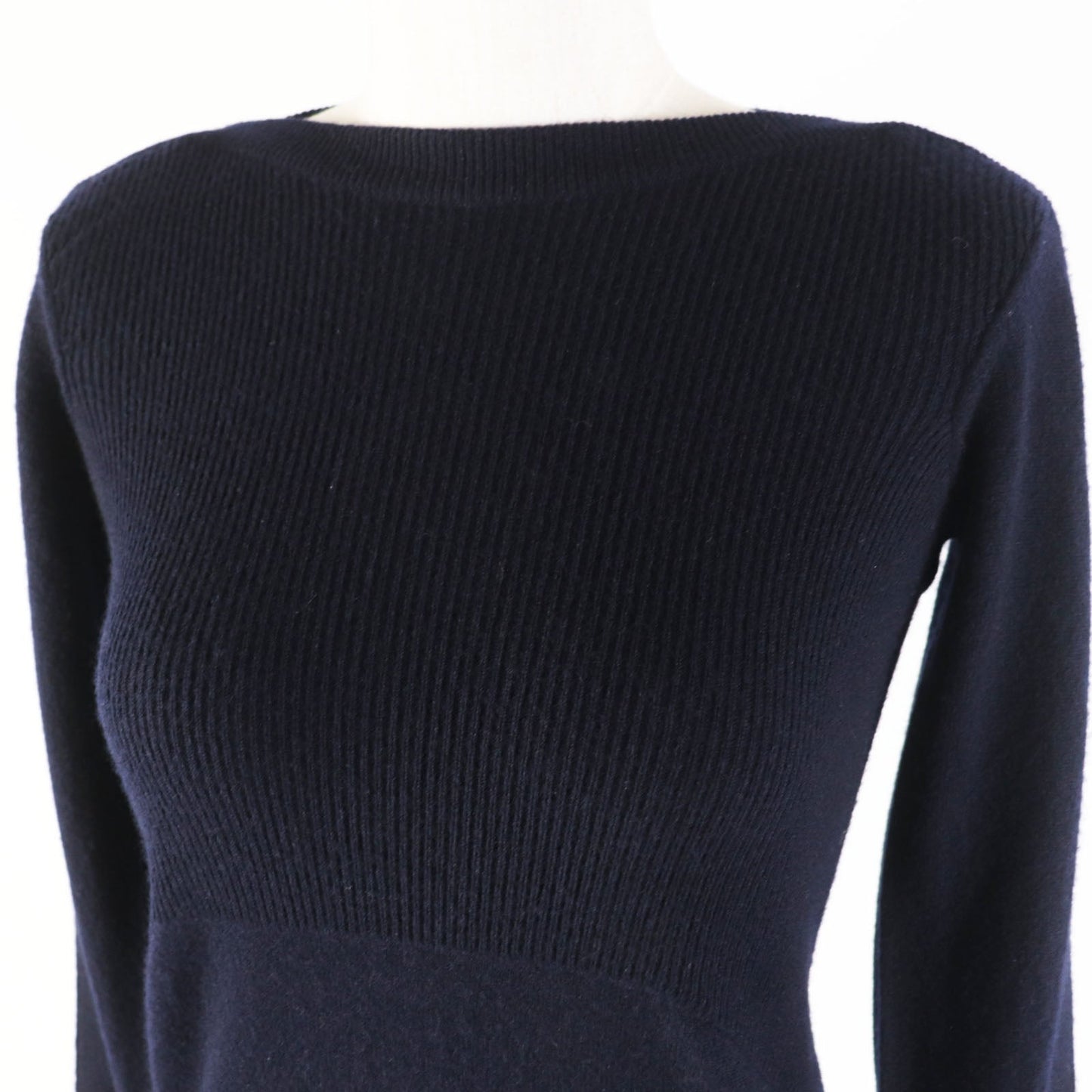 HERMES knit cashmere Dark navy 34