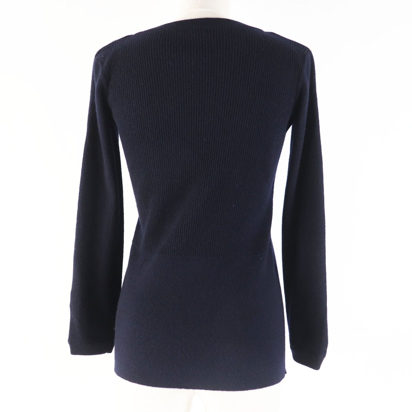 HERMES knit cashmere Dark navy 34