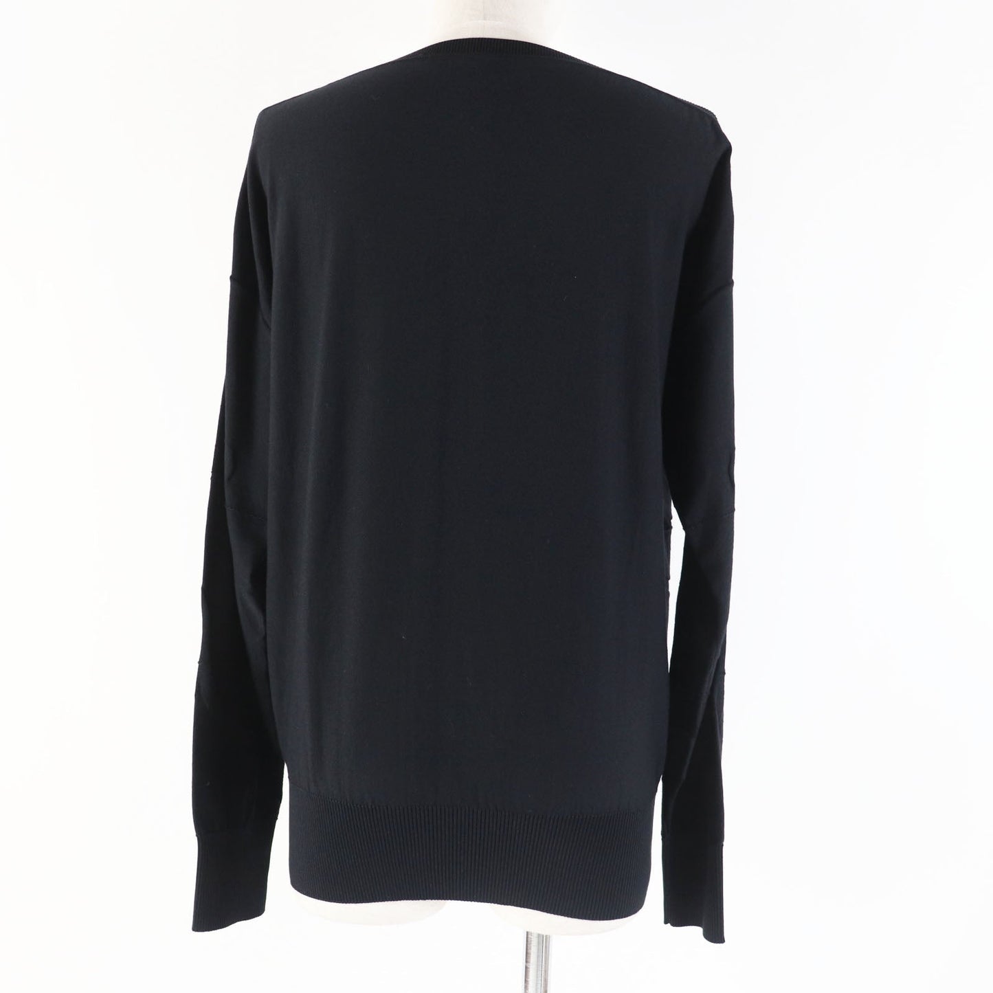 HERMES knit silk black L'INSTRVCTION DV ROY Teiogaku 36