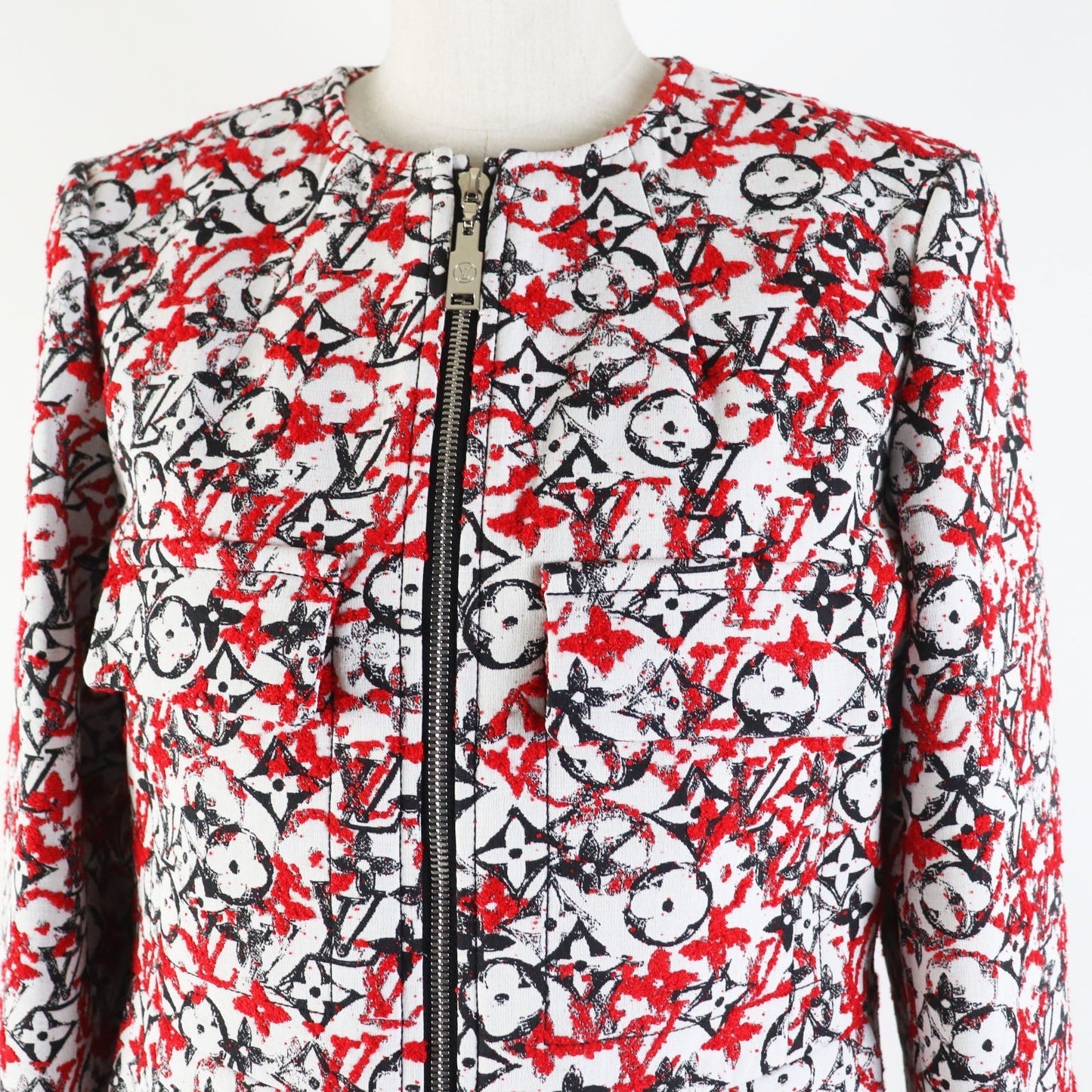LOUIS VUITTON coat cotton Red White Black 38