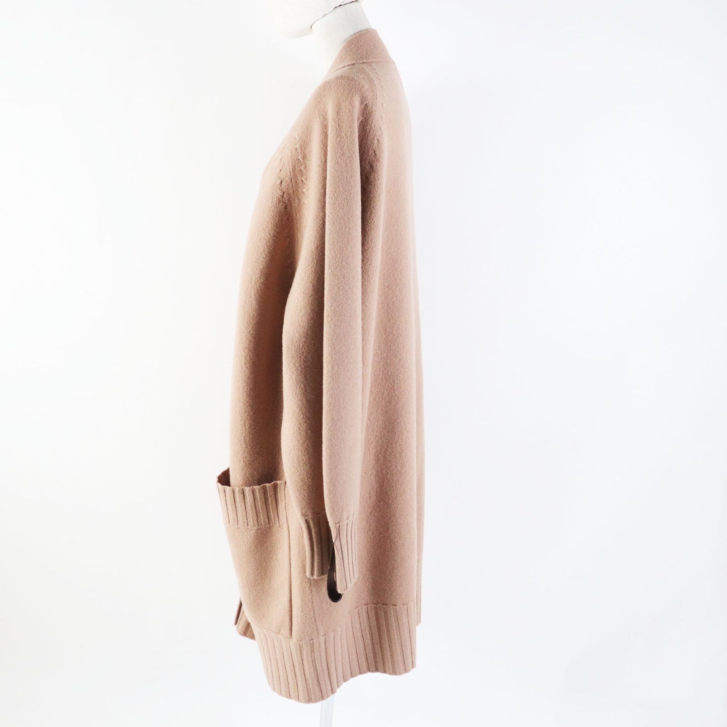 LOUIS VUITTON cardigan wool Brown M