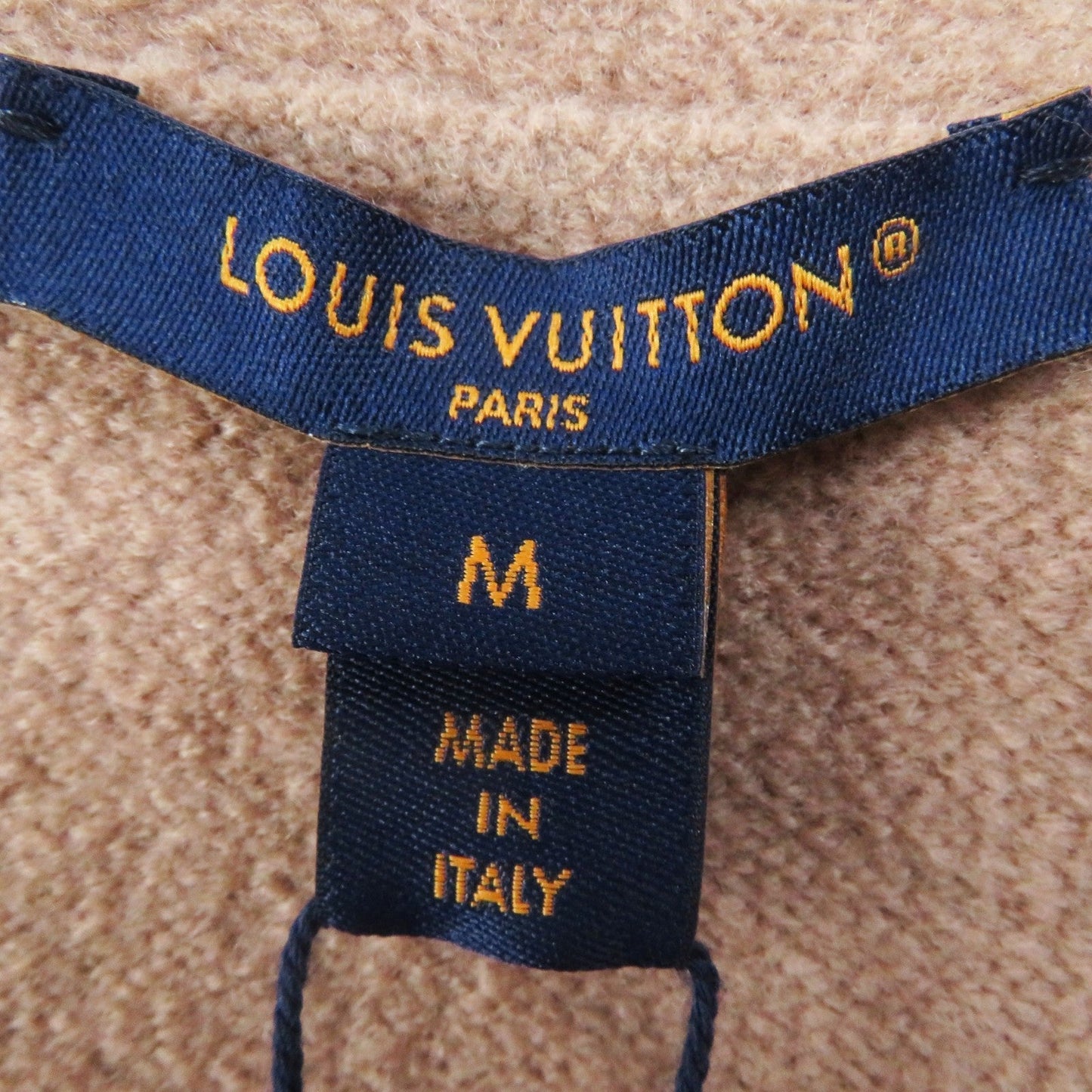 LOUIS VUITTON cardigan wool Brown M