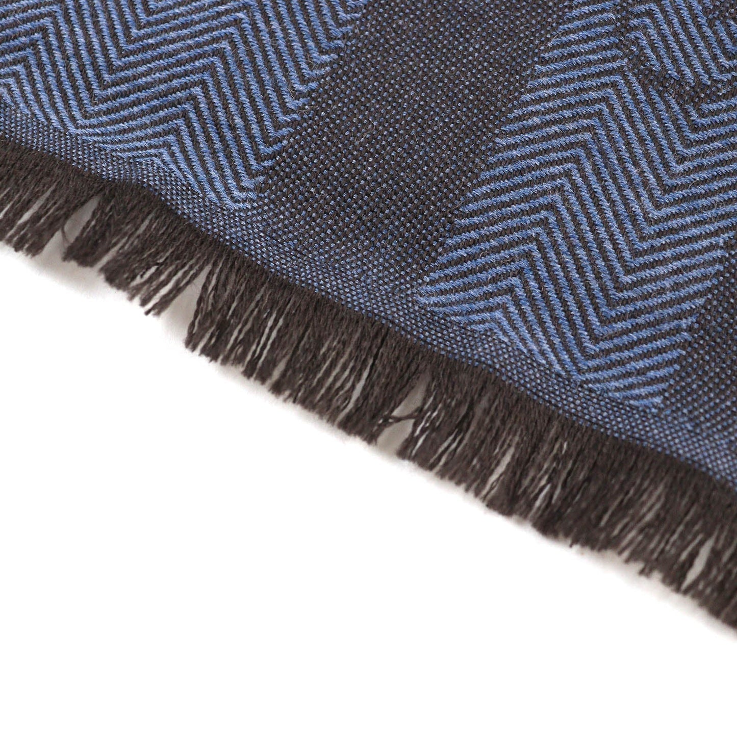 GUCCI Scarf wool Blue brown