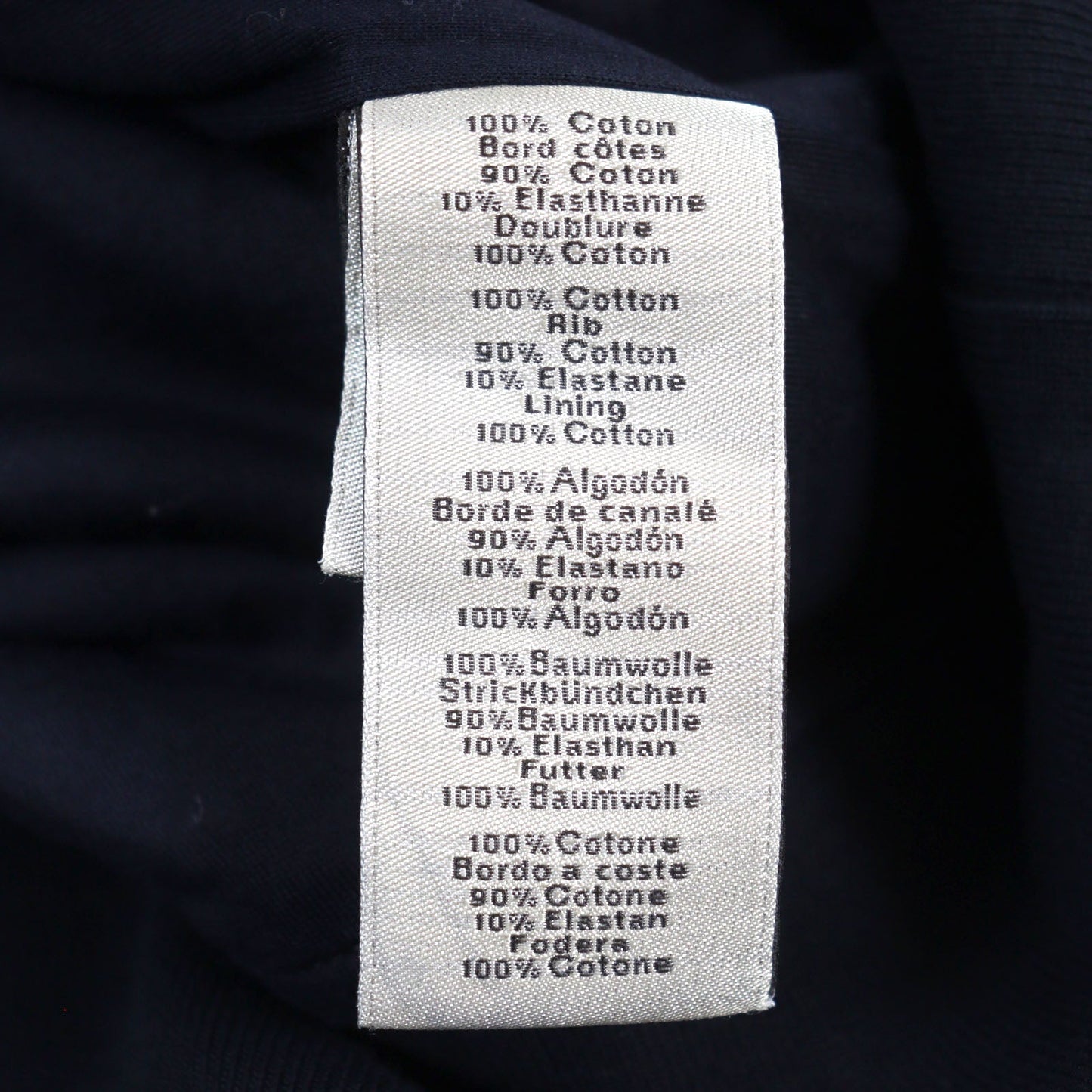 HERMES sweat cotton black XL