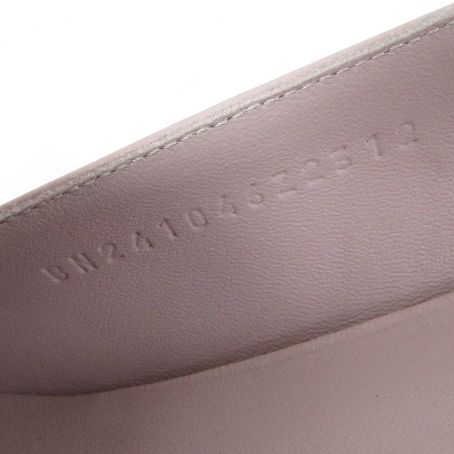 HERMES pumps leather Rose Polcelaine Infini 50 37