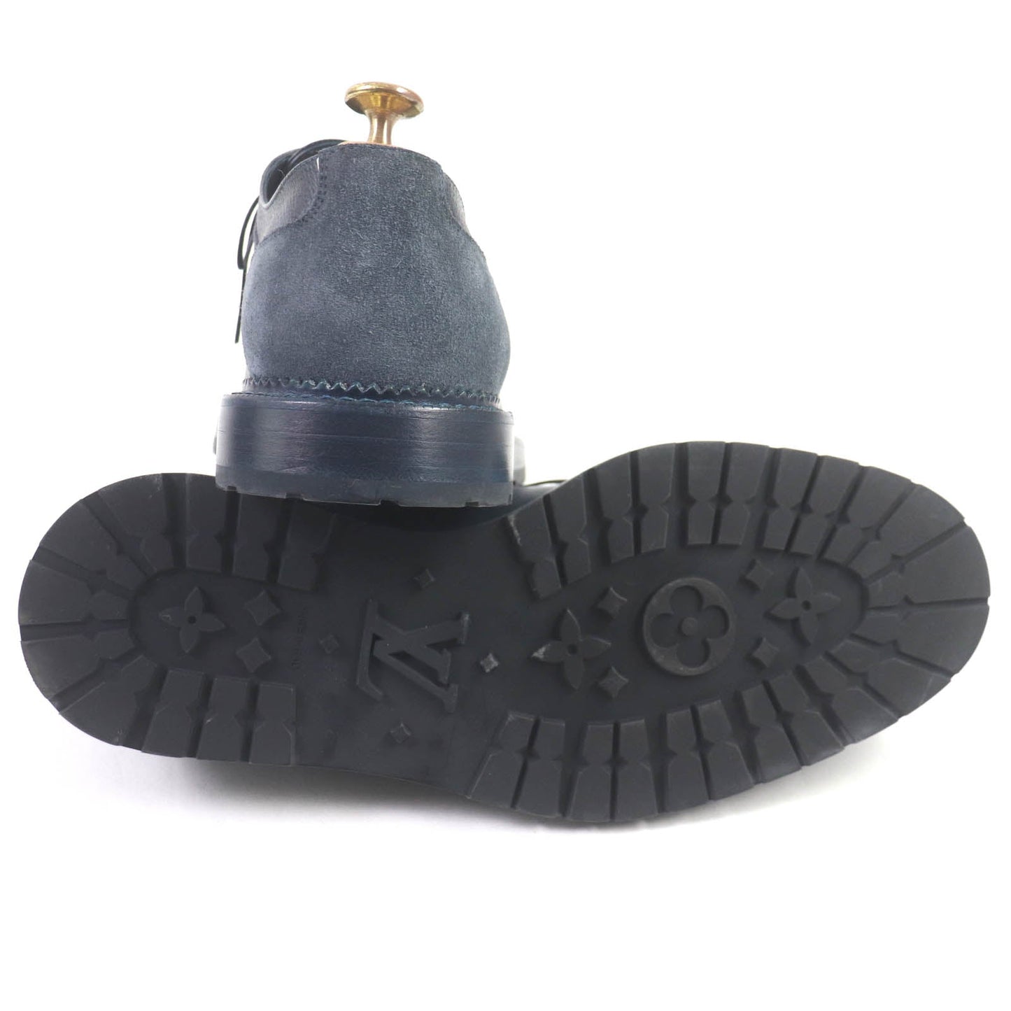 LOUIS VUITTON Dress shoes leather Navy 7