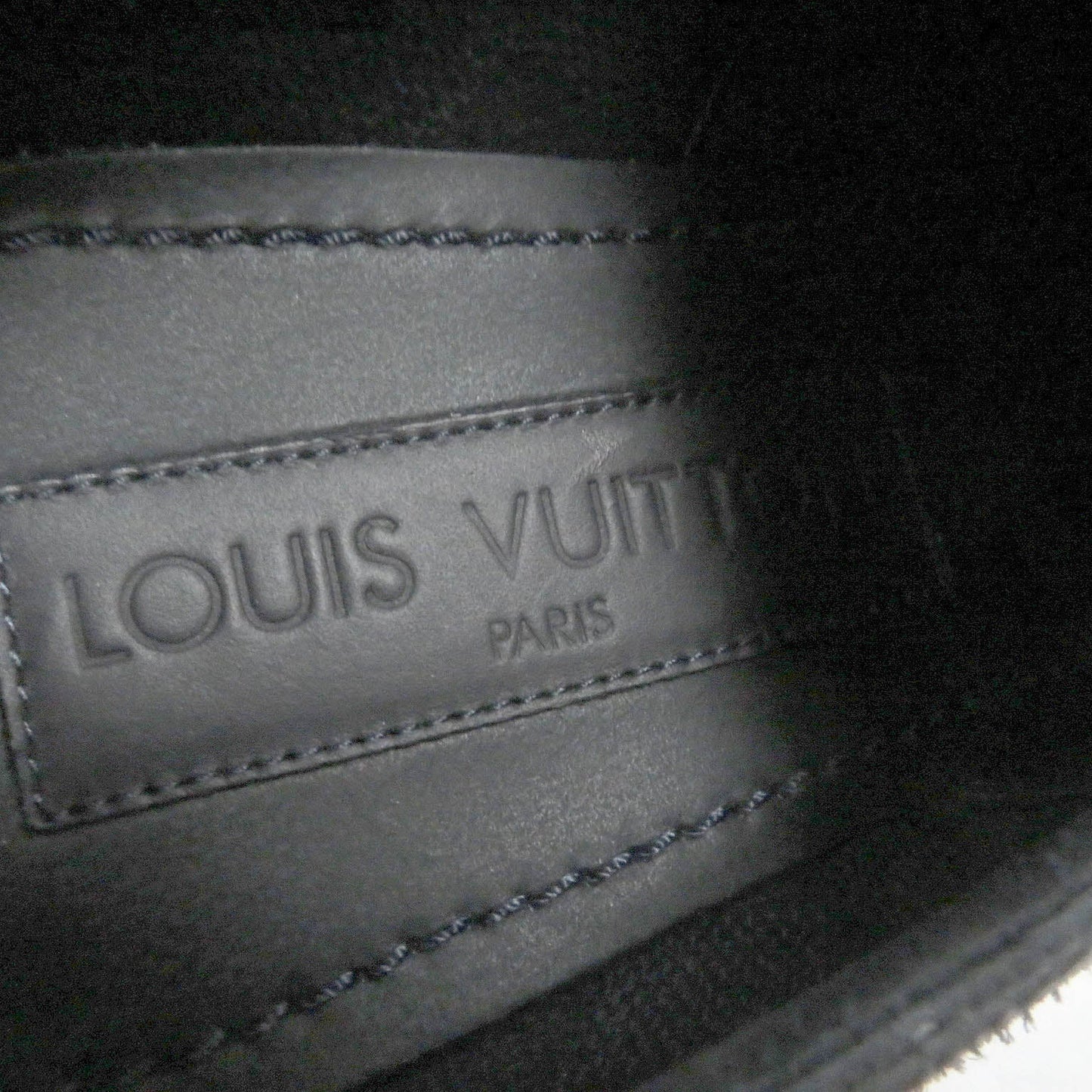 LOUIS VUITTON Dress shoes leather Navy 7