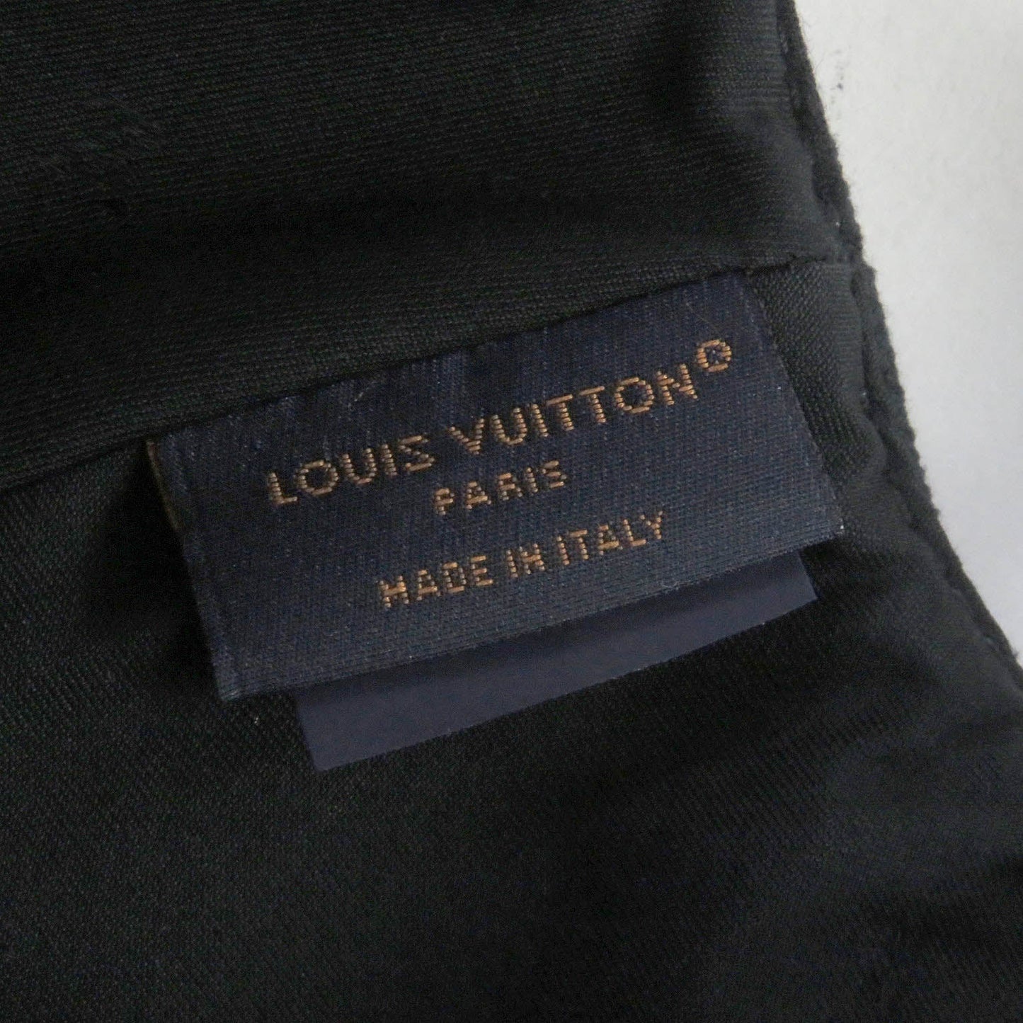 LOUIS VUITTON cap M77125 cotton Navy Newsboy Aerogram