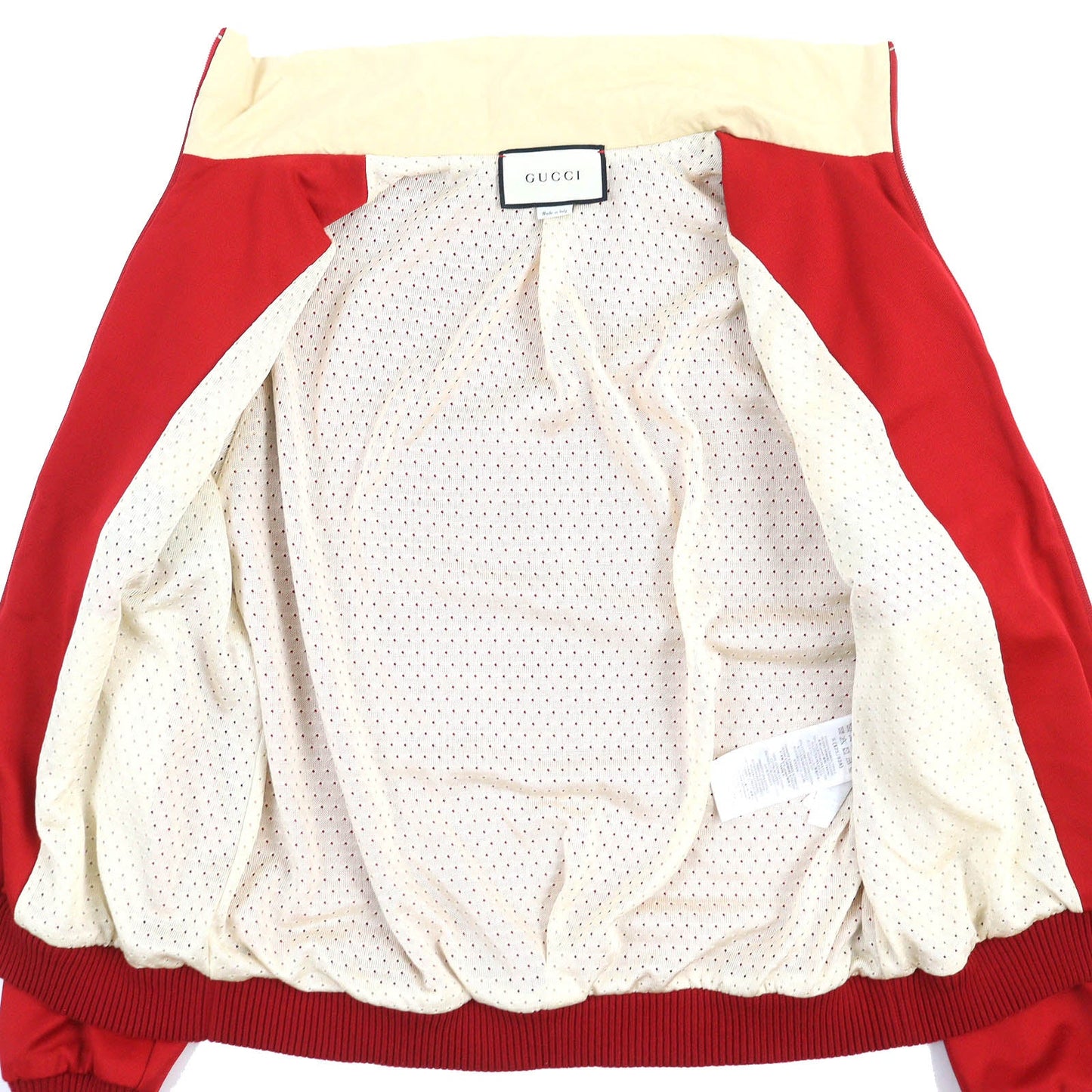 GUCCI No color jacket 625287 polyester Red Beige Blue S