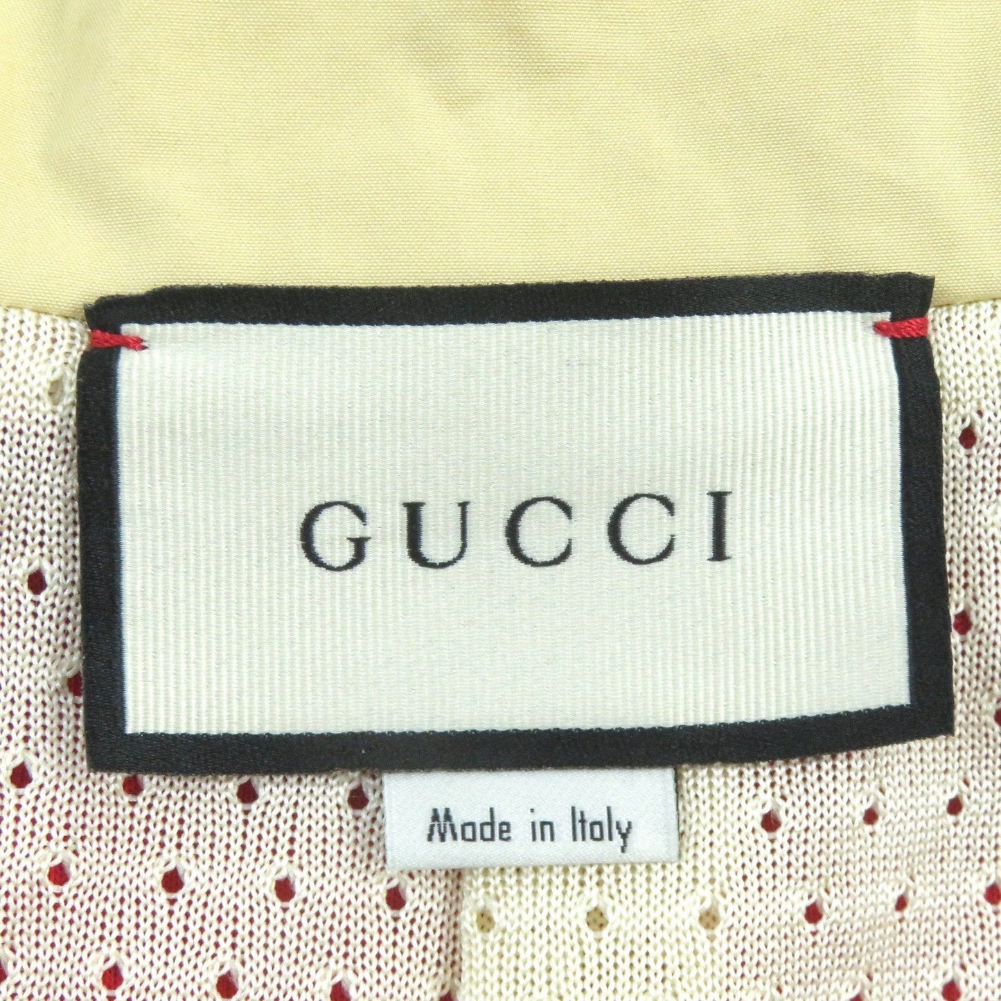 GUCCI No color jacket 625287 polyester Red Beige Blue S