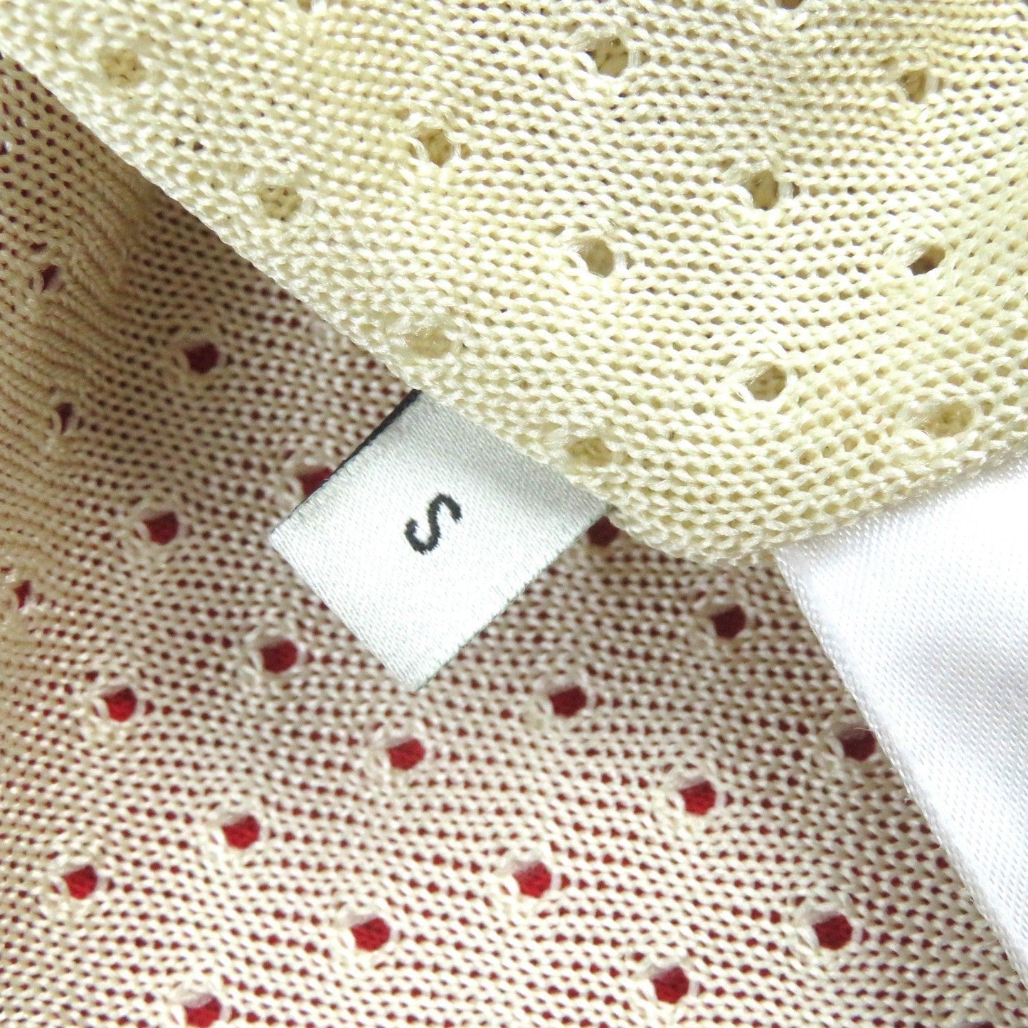 GUCCI No color jacket 625287 polyester Red Beige Blue S