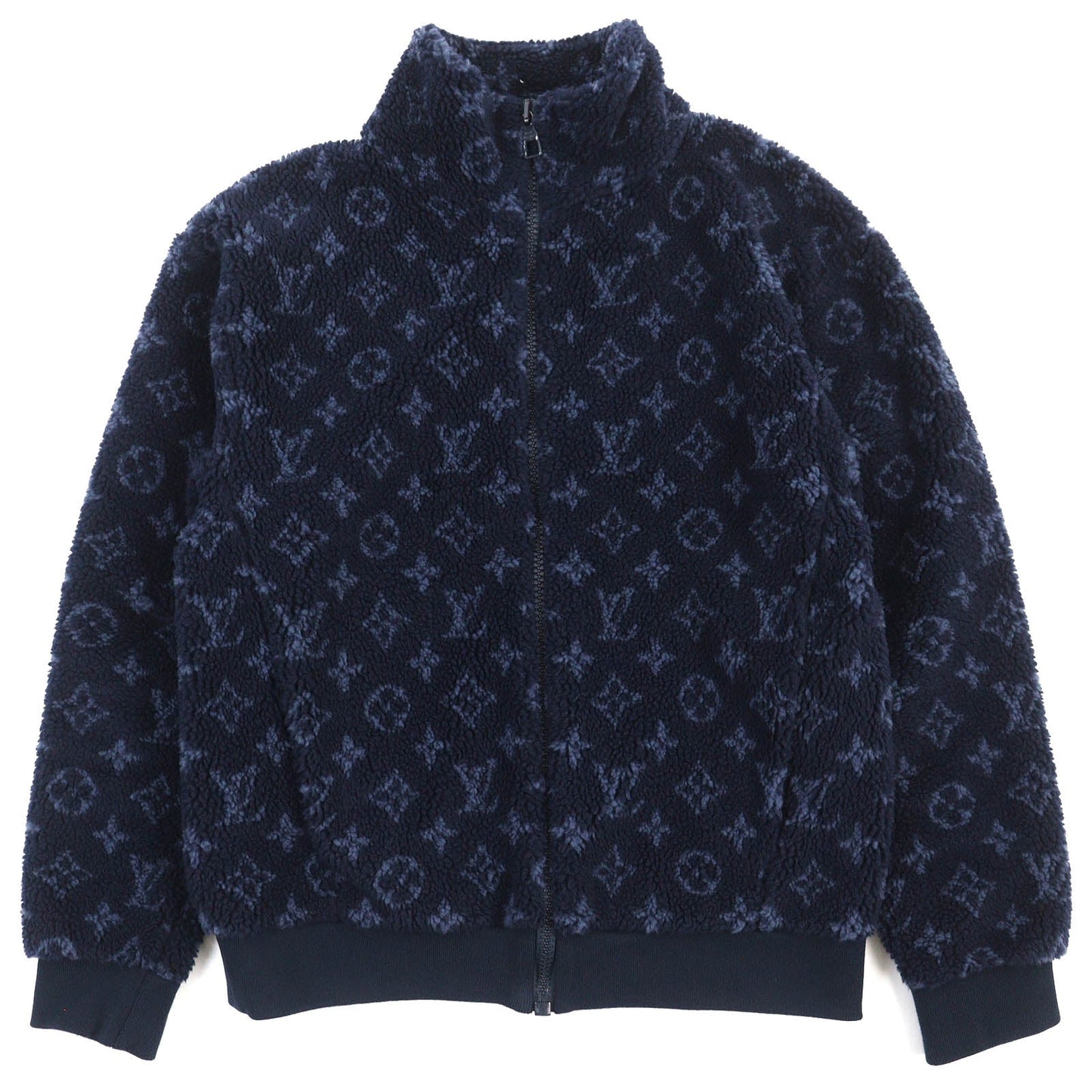 LOUIS VUITTON Blouson polyester Navy Blue type S