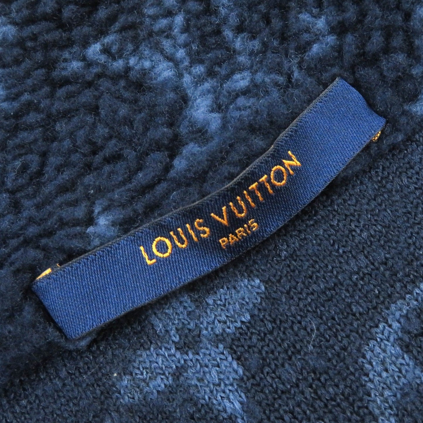 LOUIS VUITTON Blouson polyester Navy Blue type S