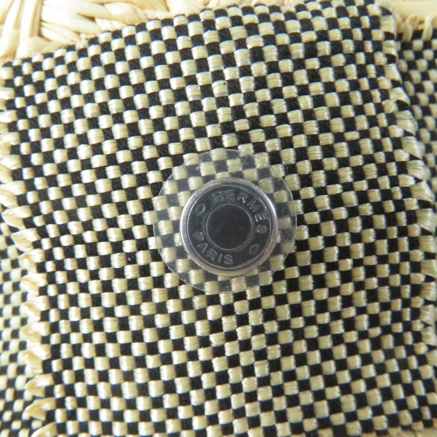HERMES hat Straw natural Eleonora 58