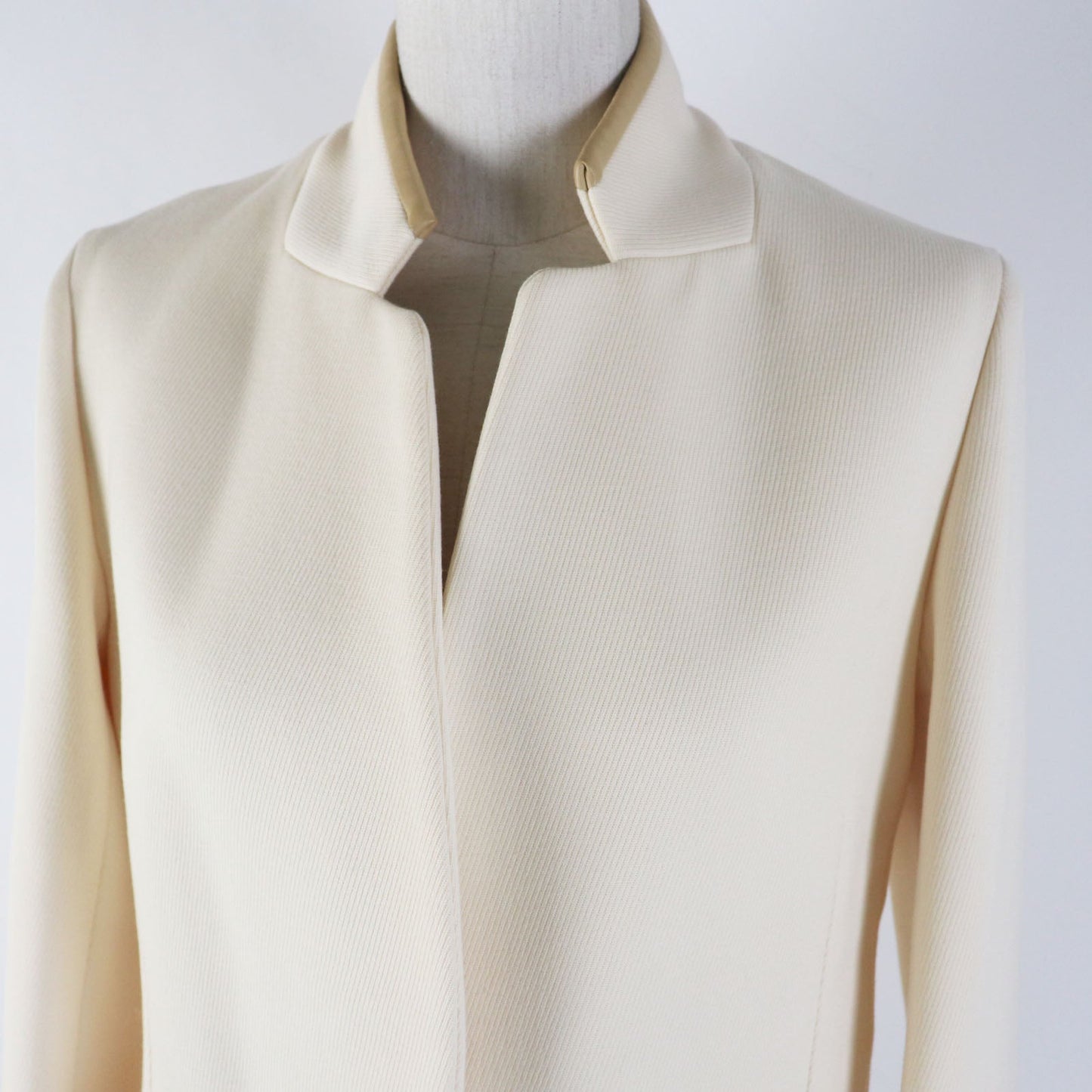 HERMES Other outerwear wool Ivory beige Prefall collection 36