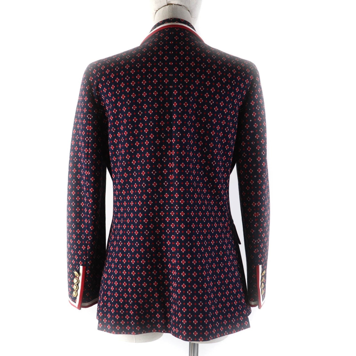 GUCCI Jacket 577385 cotton Navy red 42