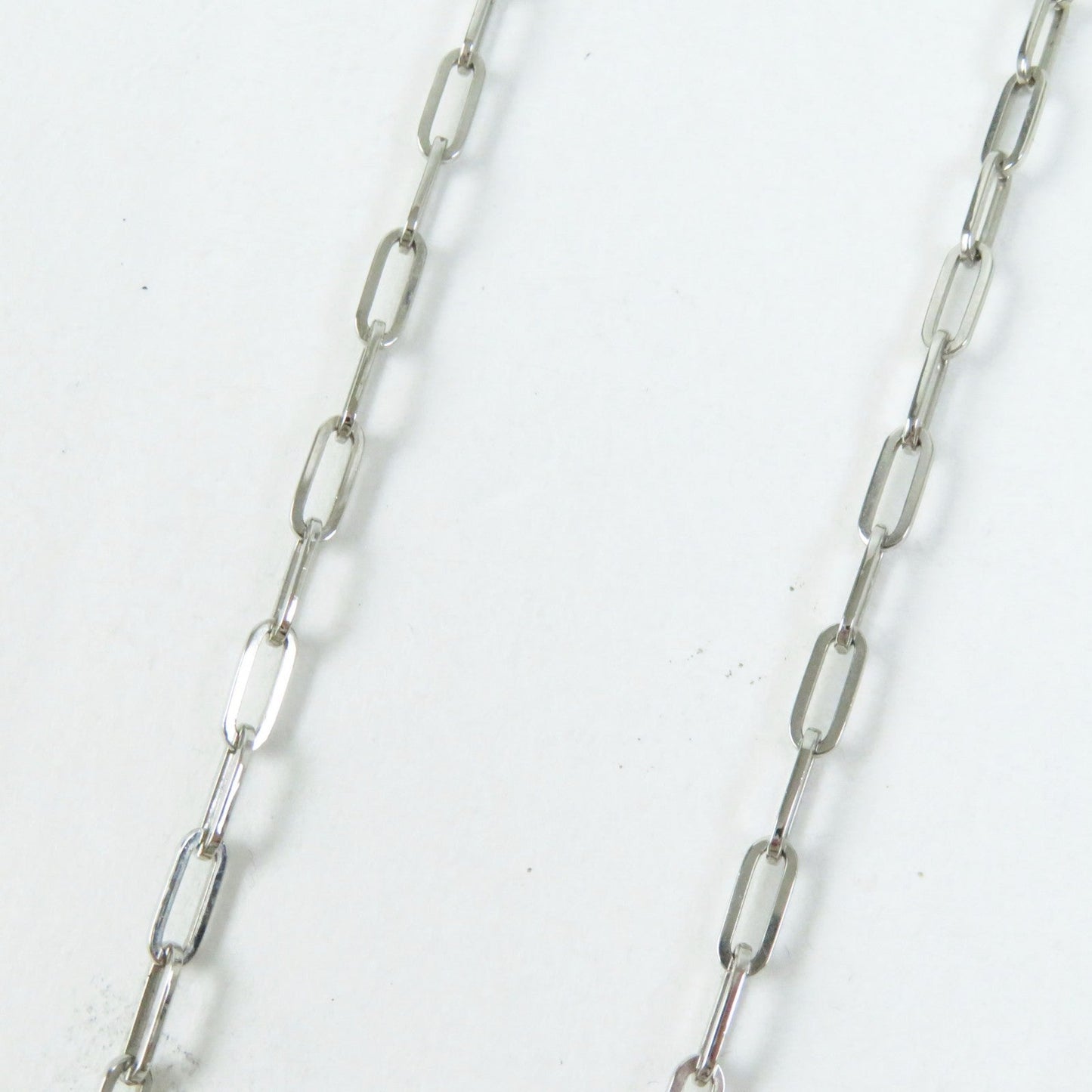 HERMES Necklace Palladium plated Silver Talisman