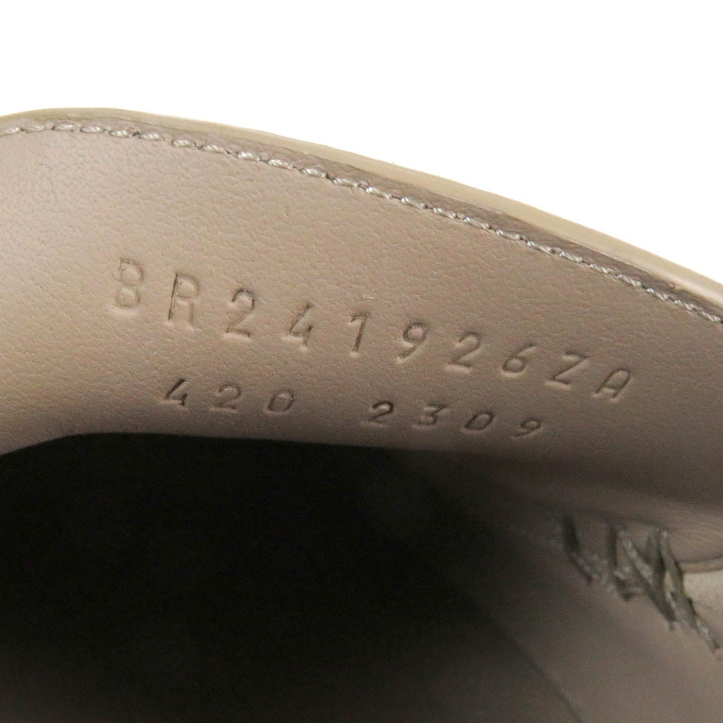 HERMES Moccasin H241926ZA1J410 Suede leather beige Ignacio 42