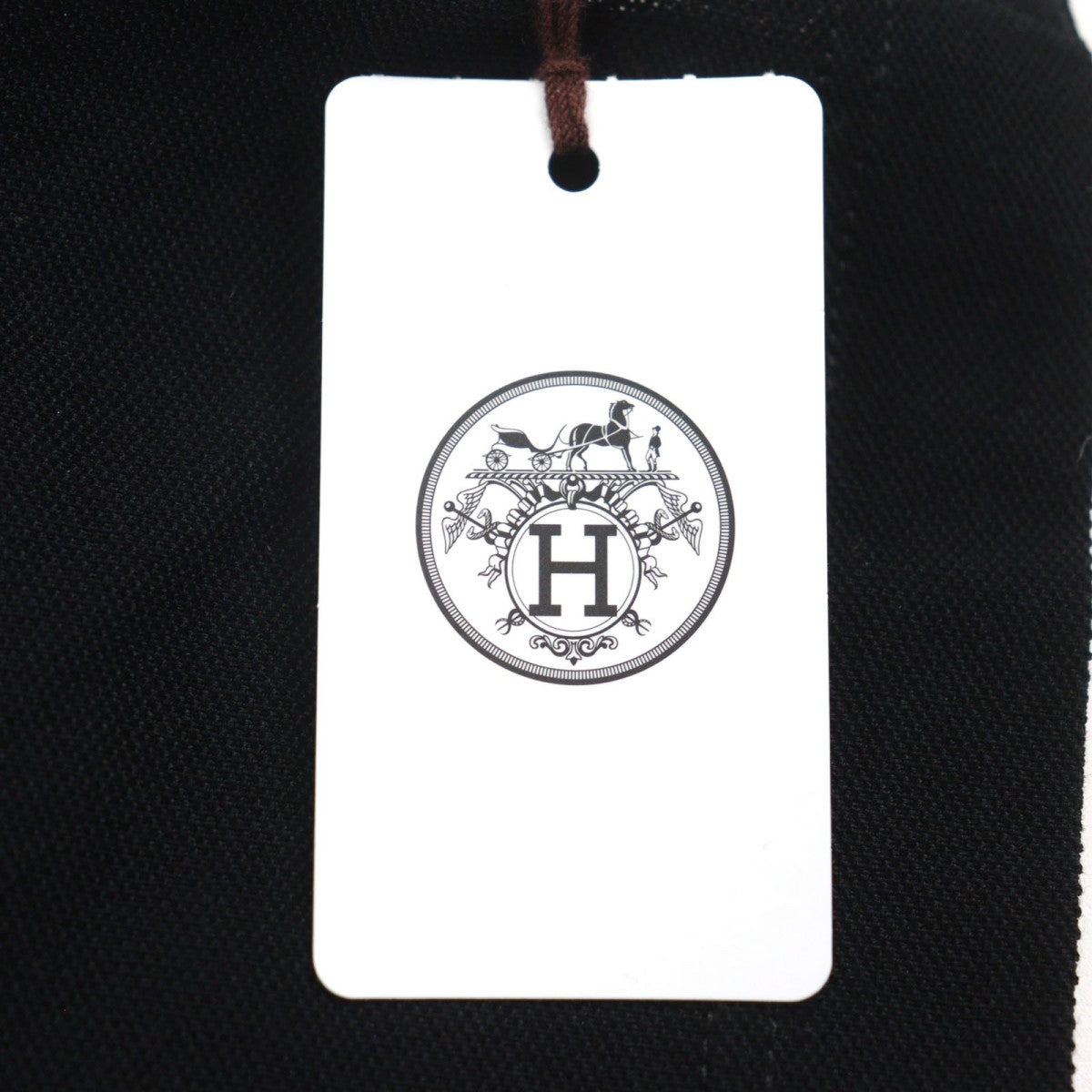 HERMES Short sleeve T-shirt cotton black S
