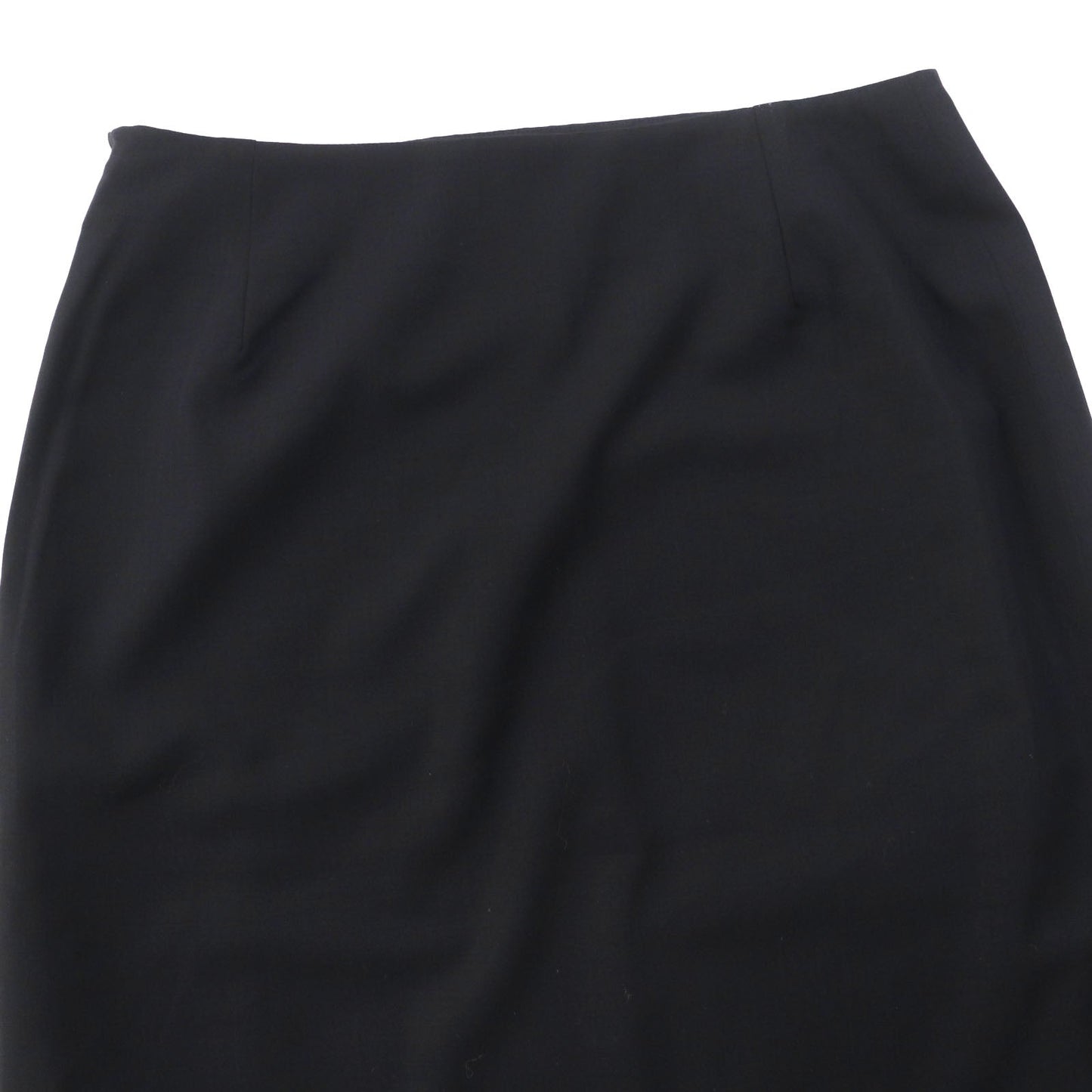 HERMES skirt wool black Margiela period 36