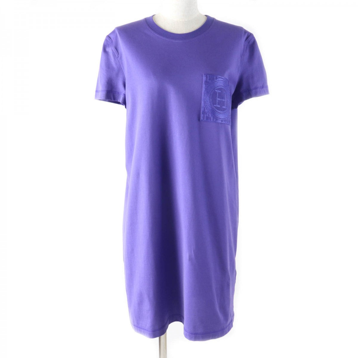 HERMES one piece 3H4508DL cotton purple 40