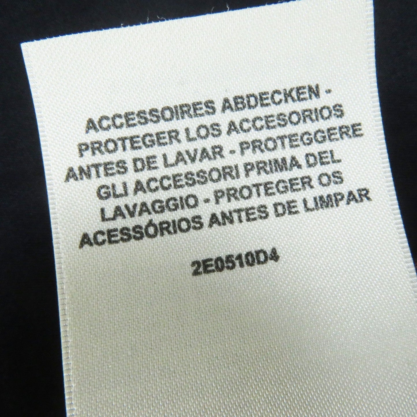 HERMES one piece 2E0510D4 cotton black 34