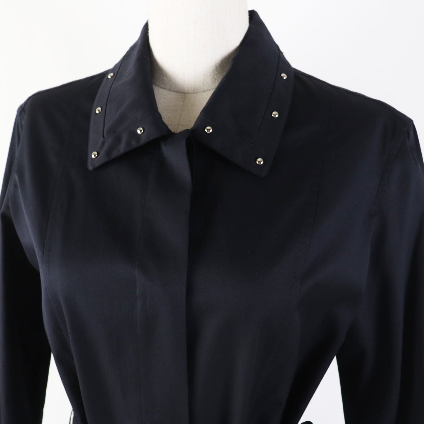 HERMES one piece 2E0510D4 cotton black 34