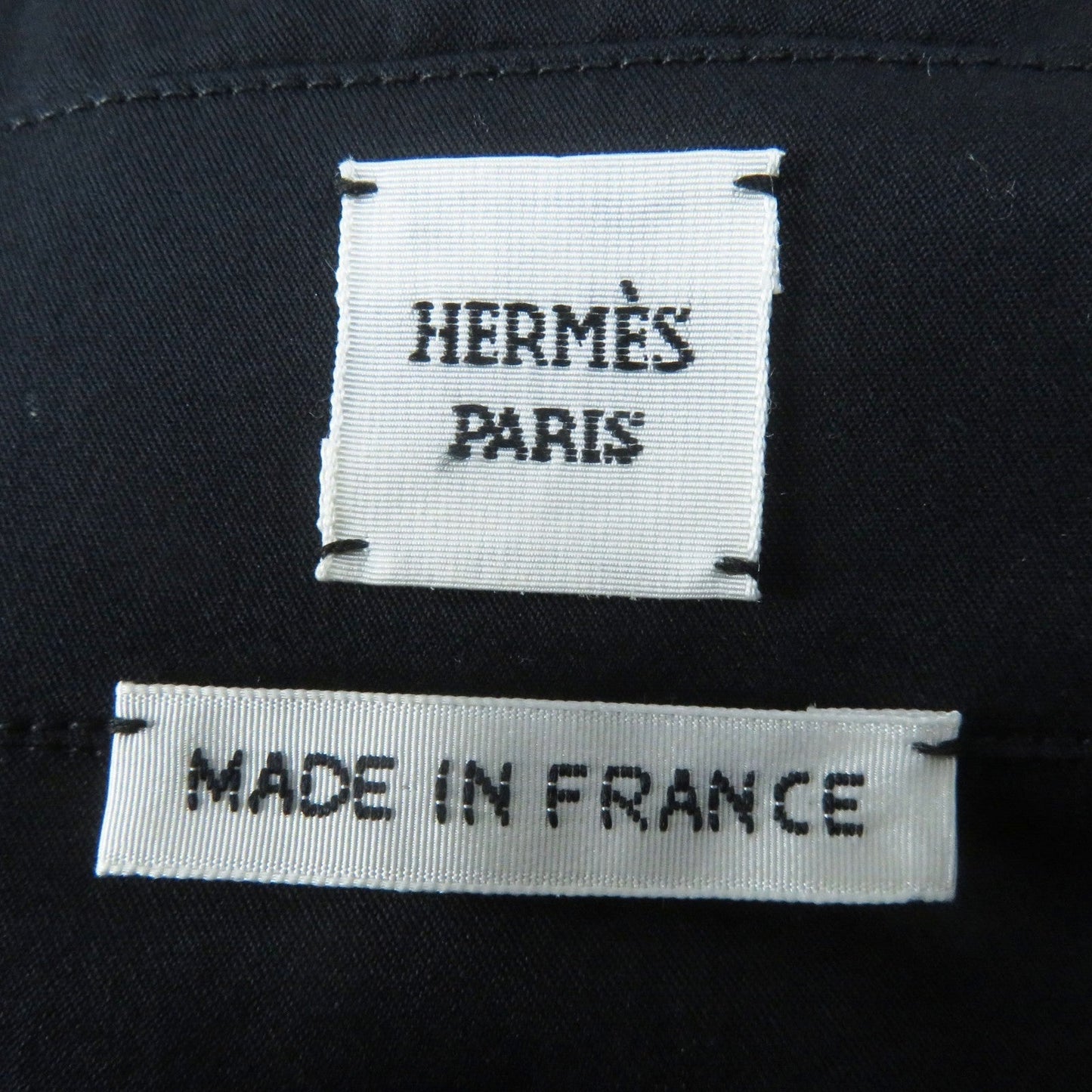 HERMES one piece 2E0510D4 cotton black 34
