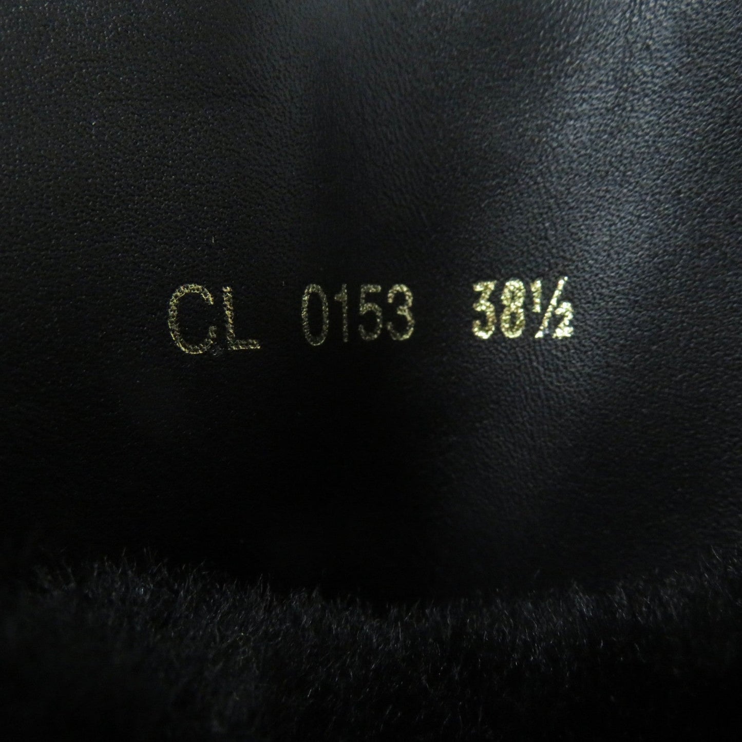 LOUIS VUITTON boots Mouton black 38.5