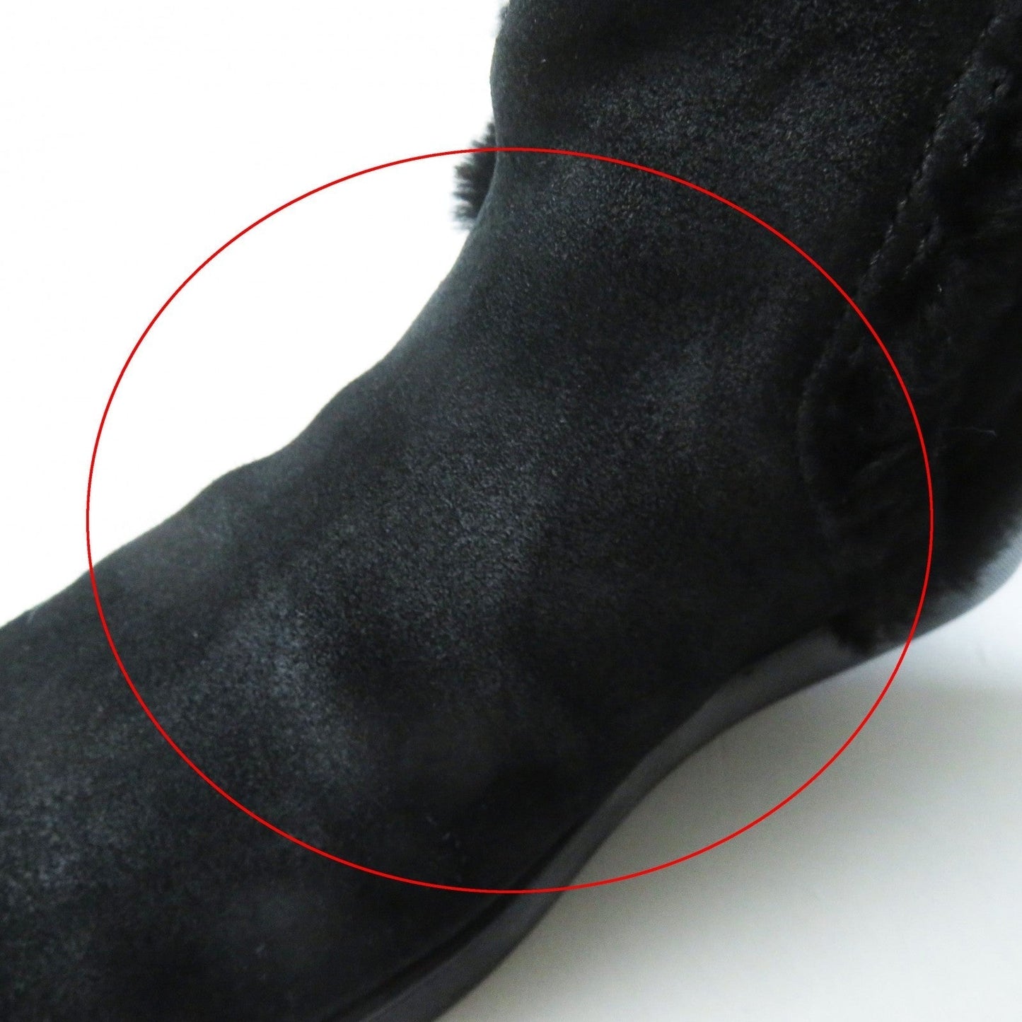 LOUIS VUITTON boots Mouton black 38.5