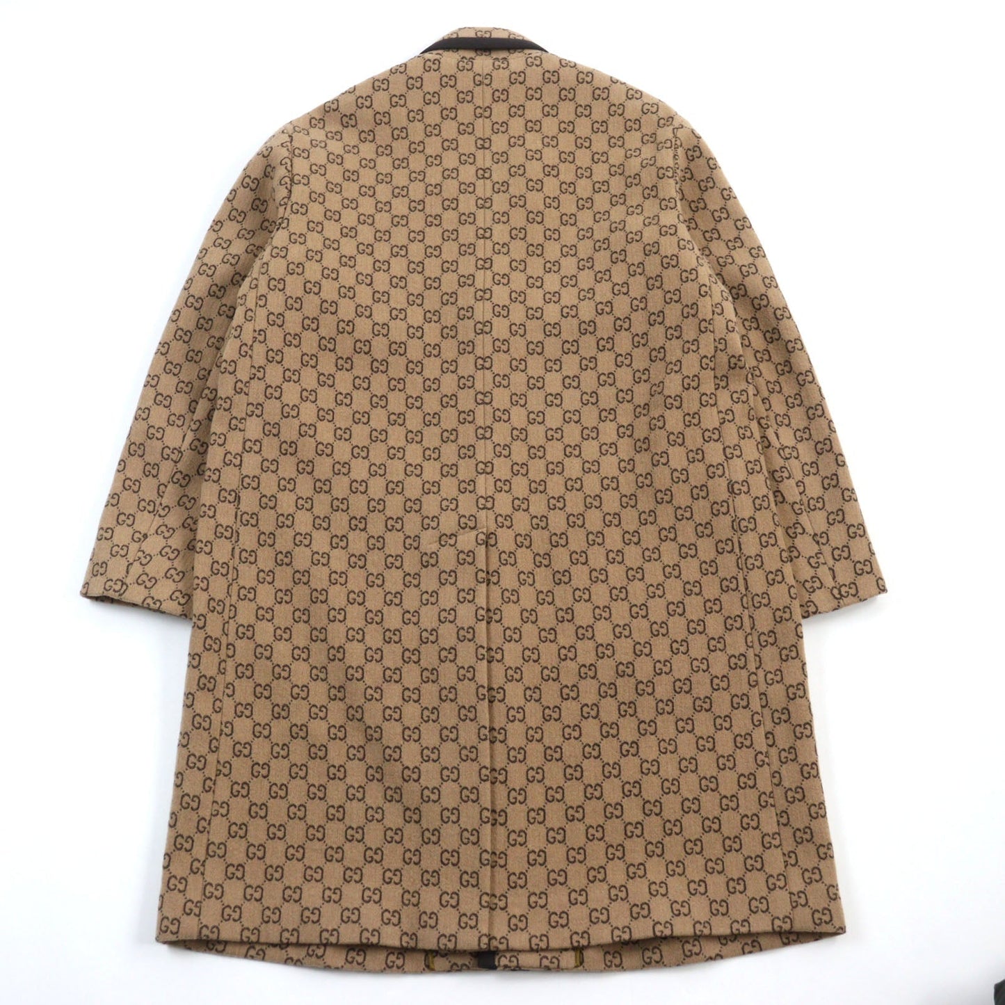 GUCCI Chester coat 598710 wool Beige All-over Pattern 50