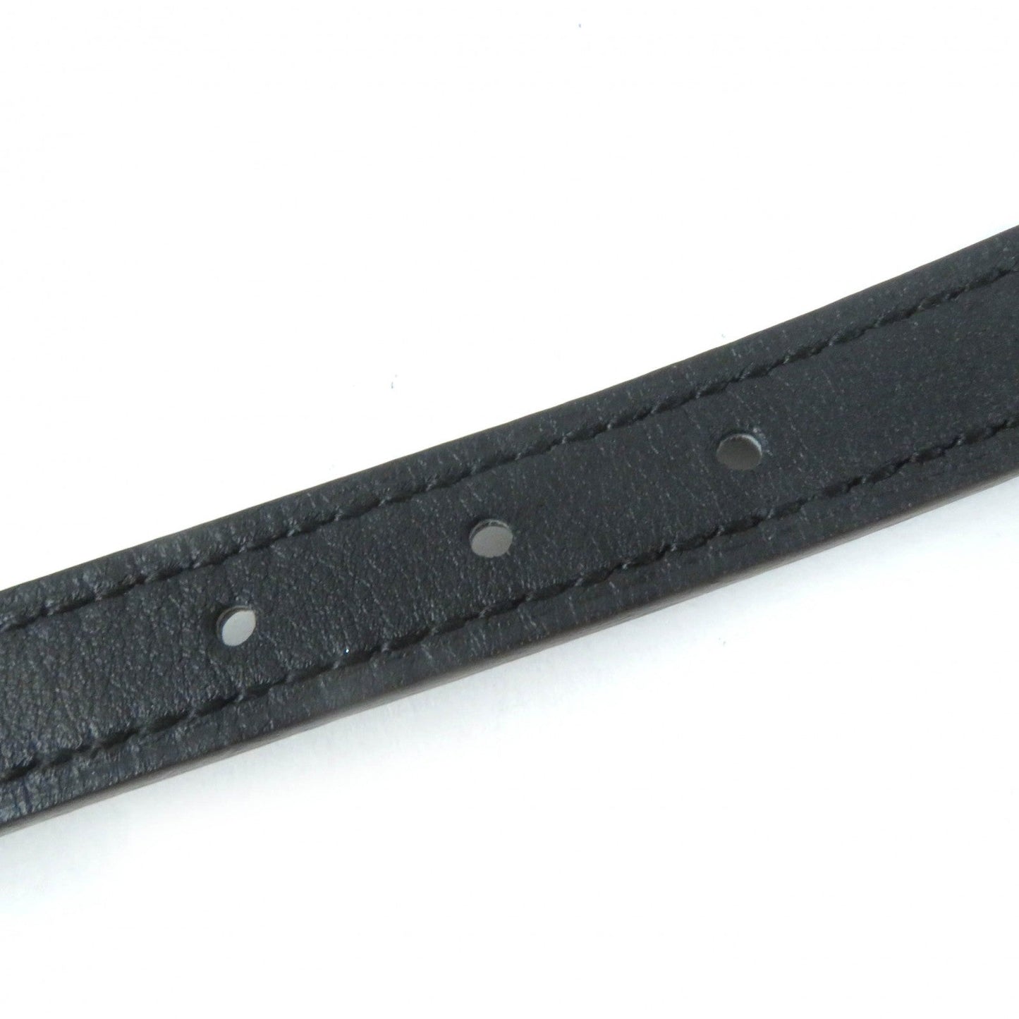 HERMES belt leather Dark brown focus
