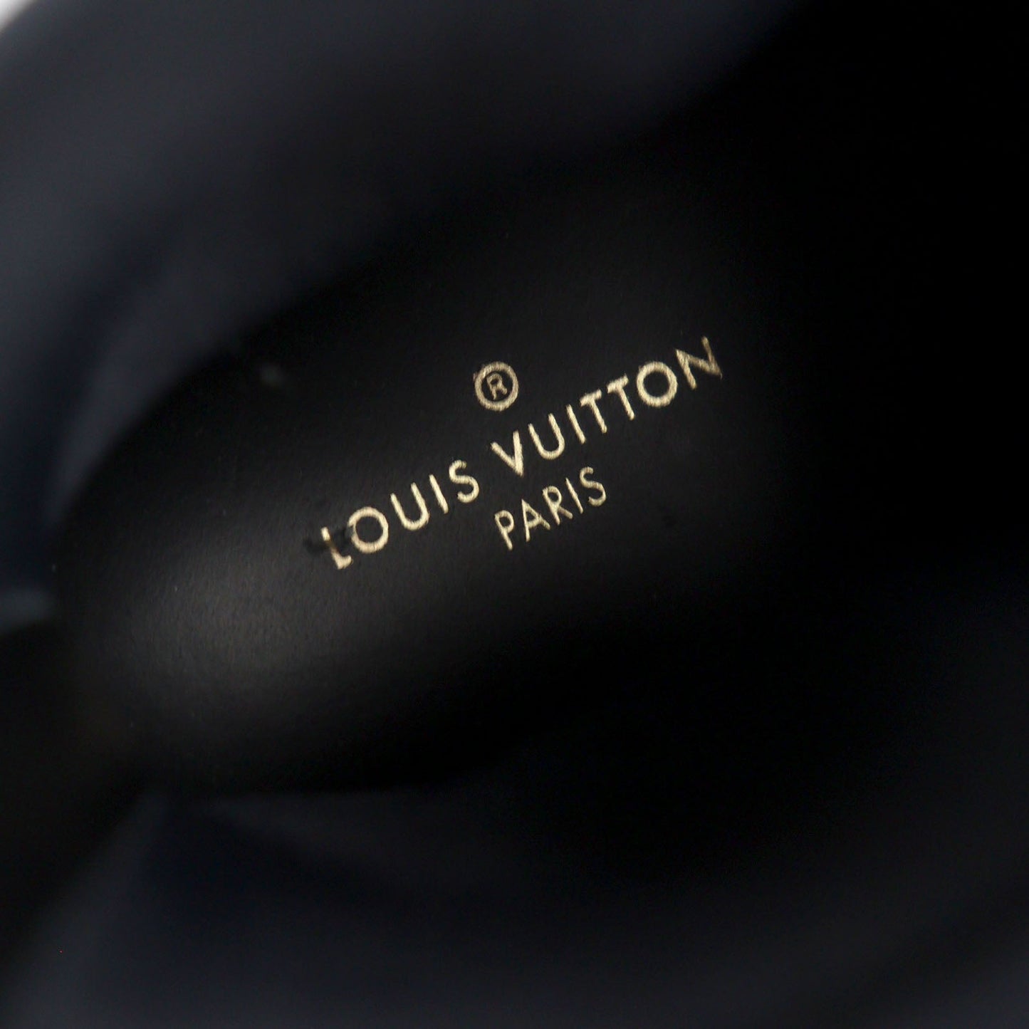 LOUIS VUITTON boots leather black Landscape Line 5.5