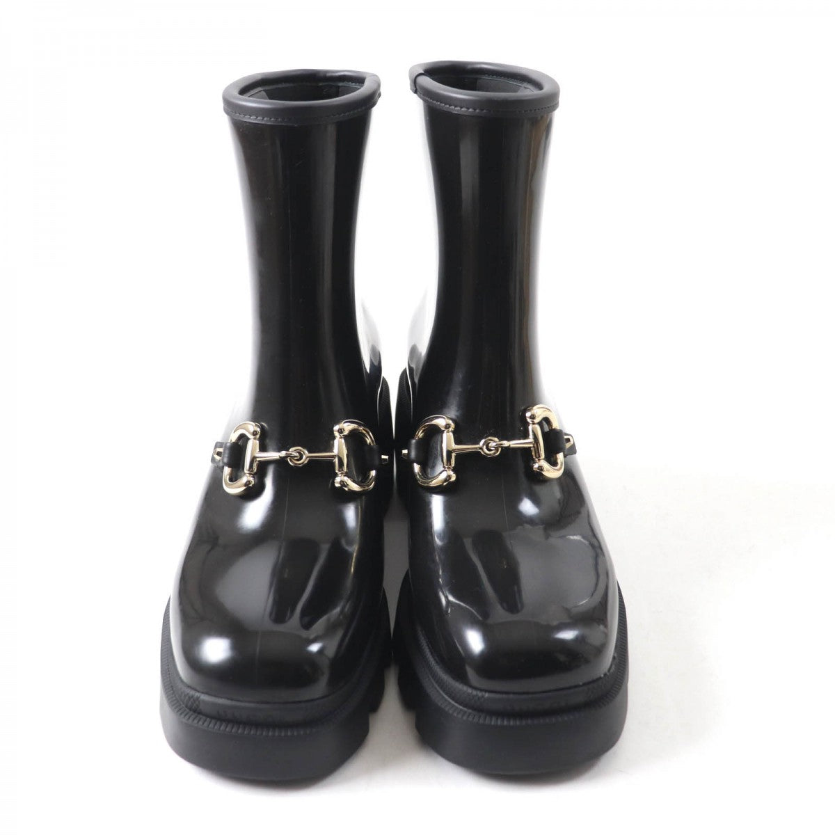 GUCCI boots 670407 rubber black 41