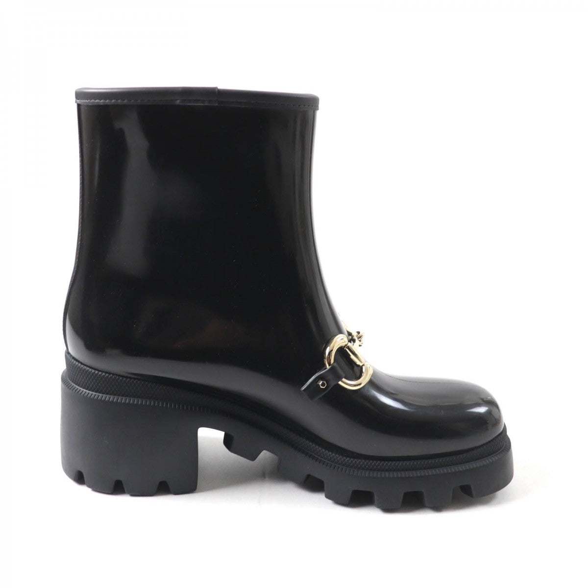 GUCCI boots 670407 rubber black 41