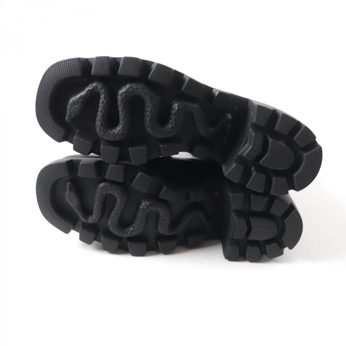 GUCCI boots 670407 rubber black 41