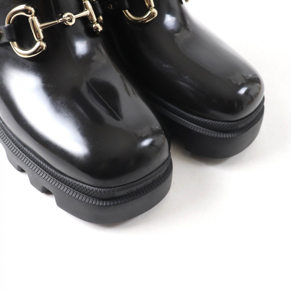 GUCCI boots 670407 rubber black 41