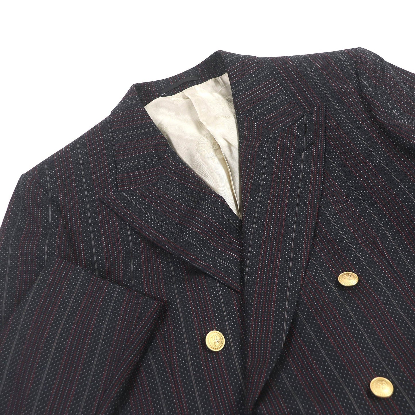 GUCCI suit 605347 wool black 54