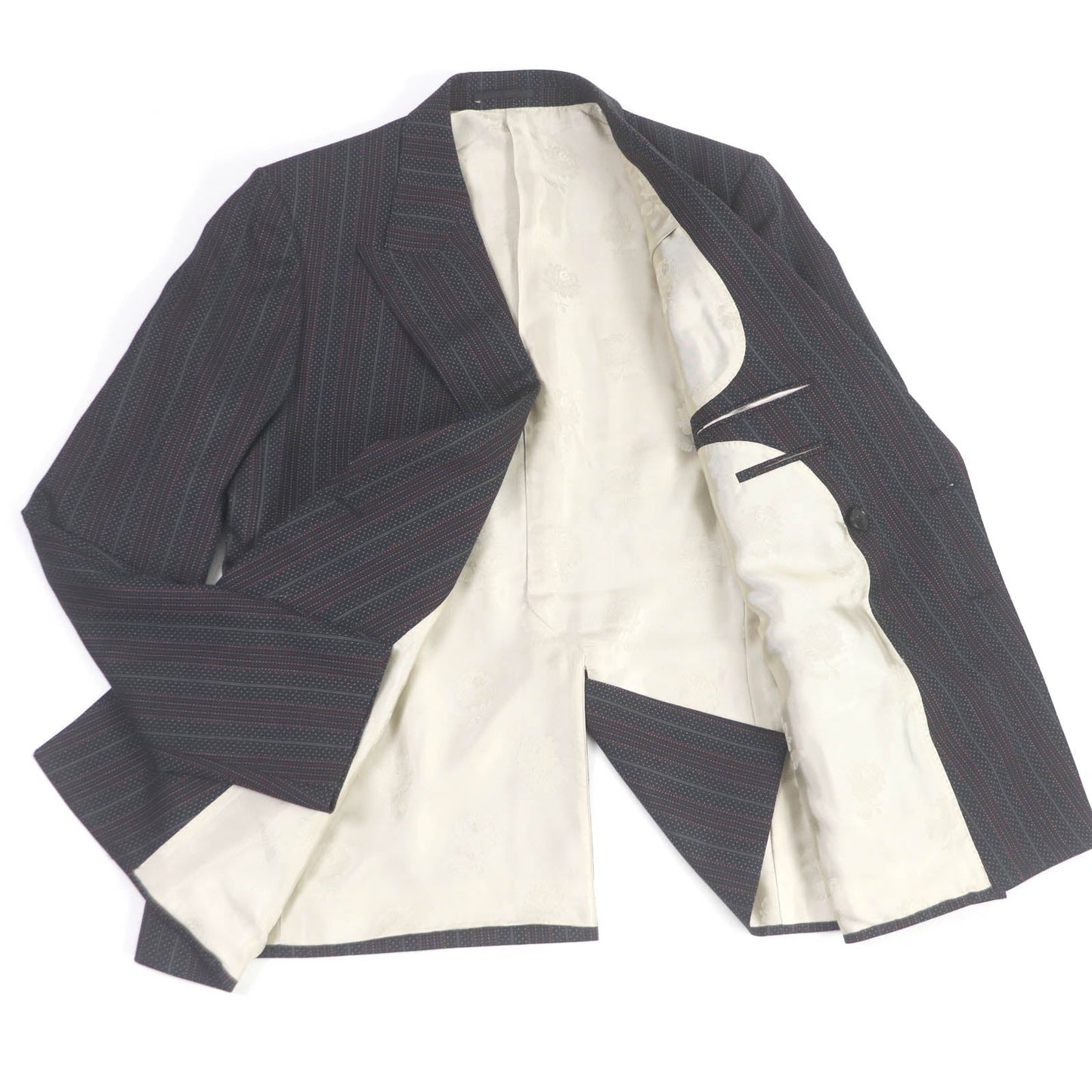 GUCCI suit 605347 wool black 54