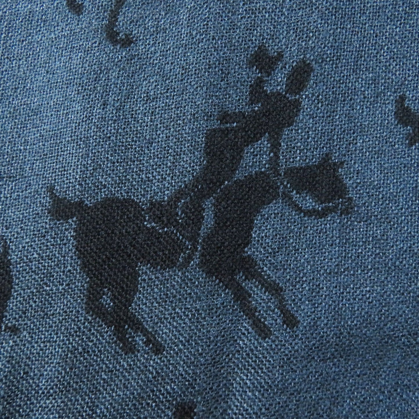 HERMES Stall cashmere Black navy