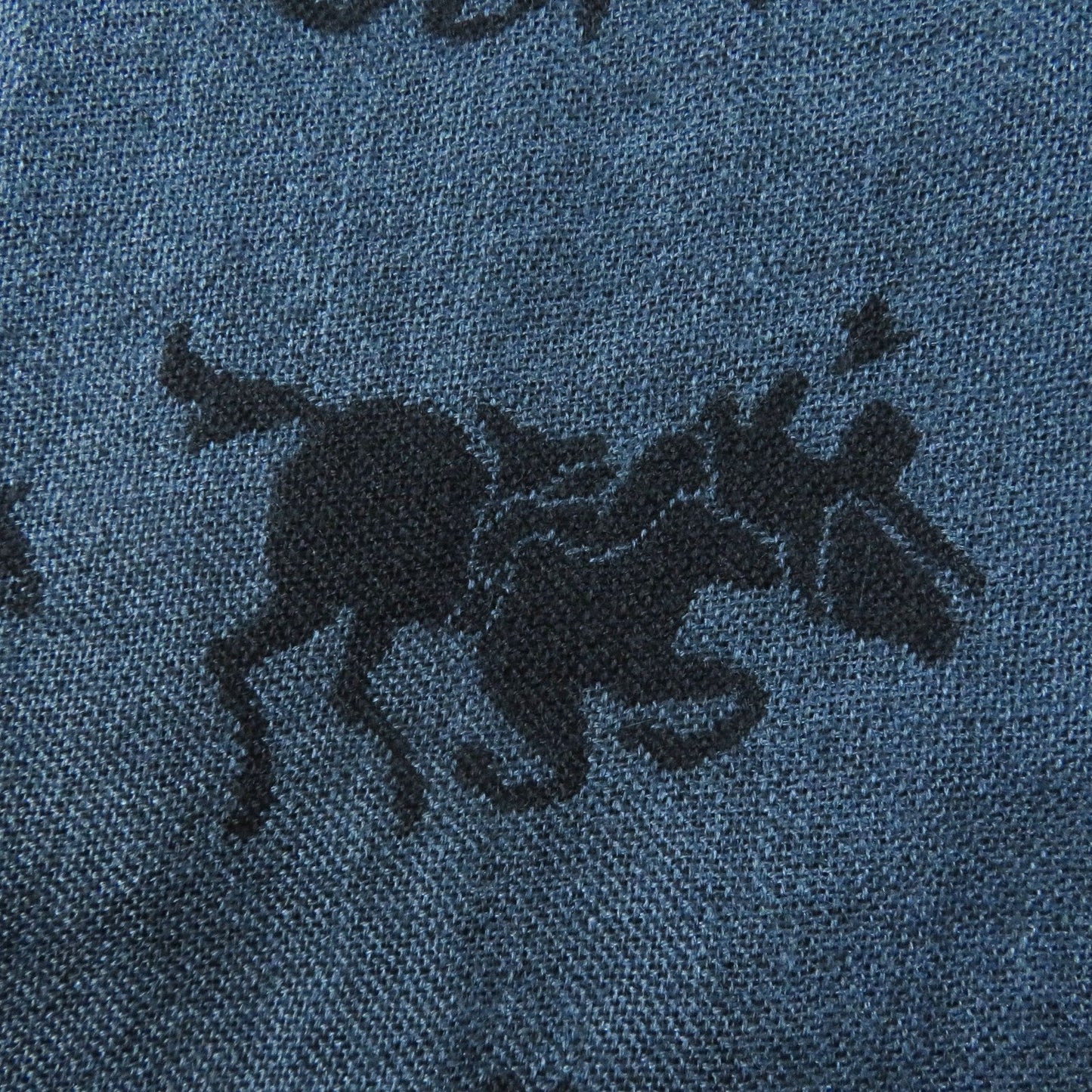 HERMES Stall cashmere Black navy
